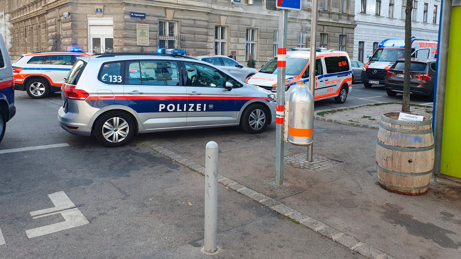 Polizei-Großeinsatz am Yppenplatz in Wien-Ottakring (14.07.2024)