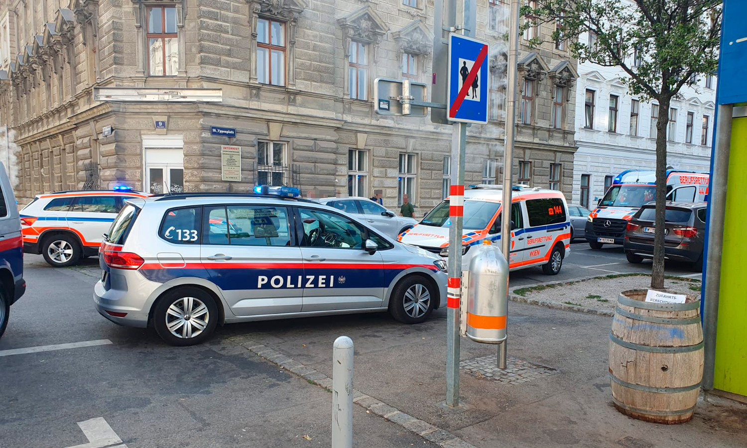 Polizei-Großeinsatz am Yppenplatz in Wien-Ottakring (14.07.2024)
