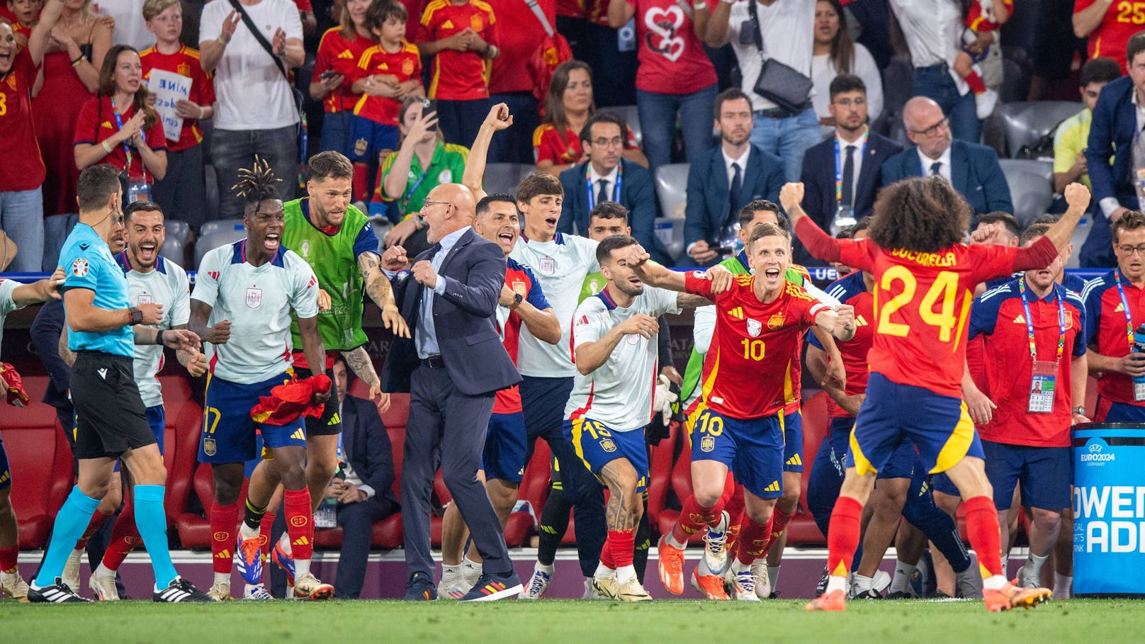 Spanien-Coach hielt sein Wort: "Jetzt sind wir hier"