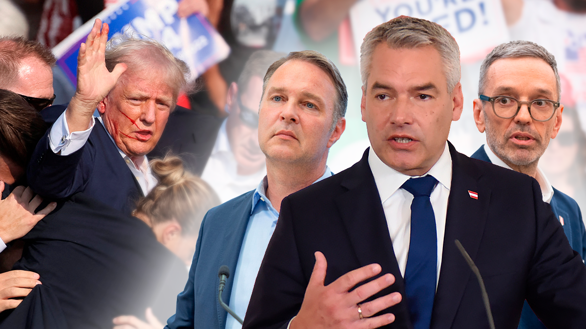 Die heimische Politik reagierte mit Entsetzen auf das Attentat auf Donald Trump in Pennsylvania.