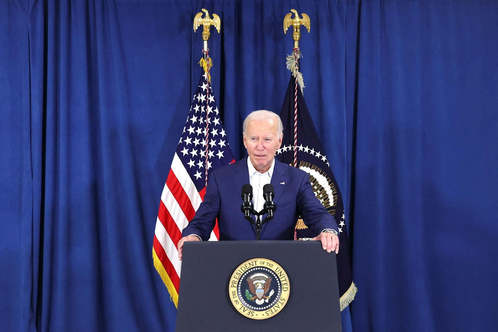 Amtsinhaber Joe Biden verurteilte den "kranken" Angriff.