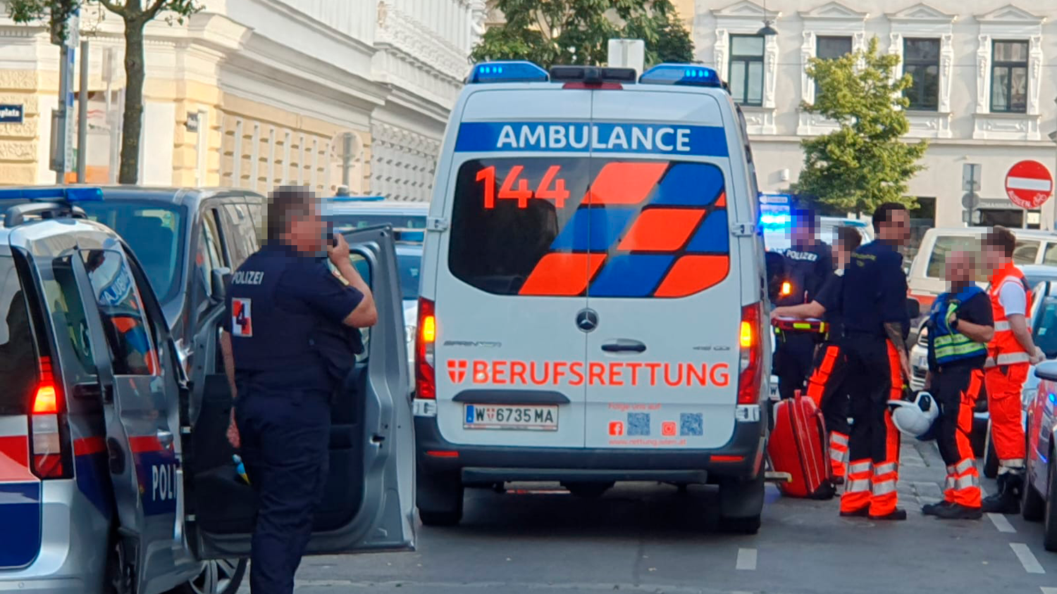 Polizei-Großeinsatz am Yppenplatz in Wien-Ottakring (14.07.2024)