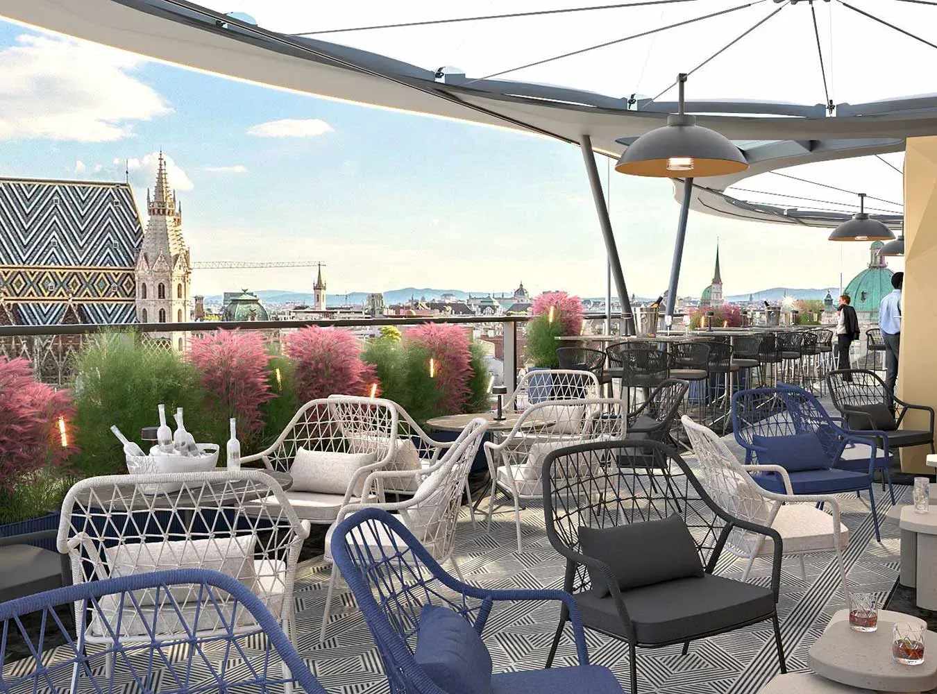 Gute Aussichten: Eine neue Dachkonstruktion soll den Ort nun ganzjährig nutzbar machen.