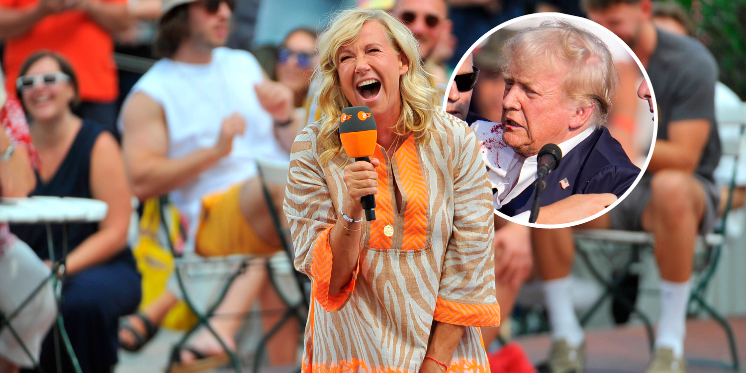 Andrea Kiewel hatte keine Lust auf die Trump-News.