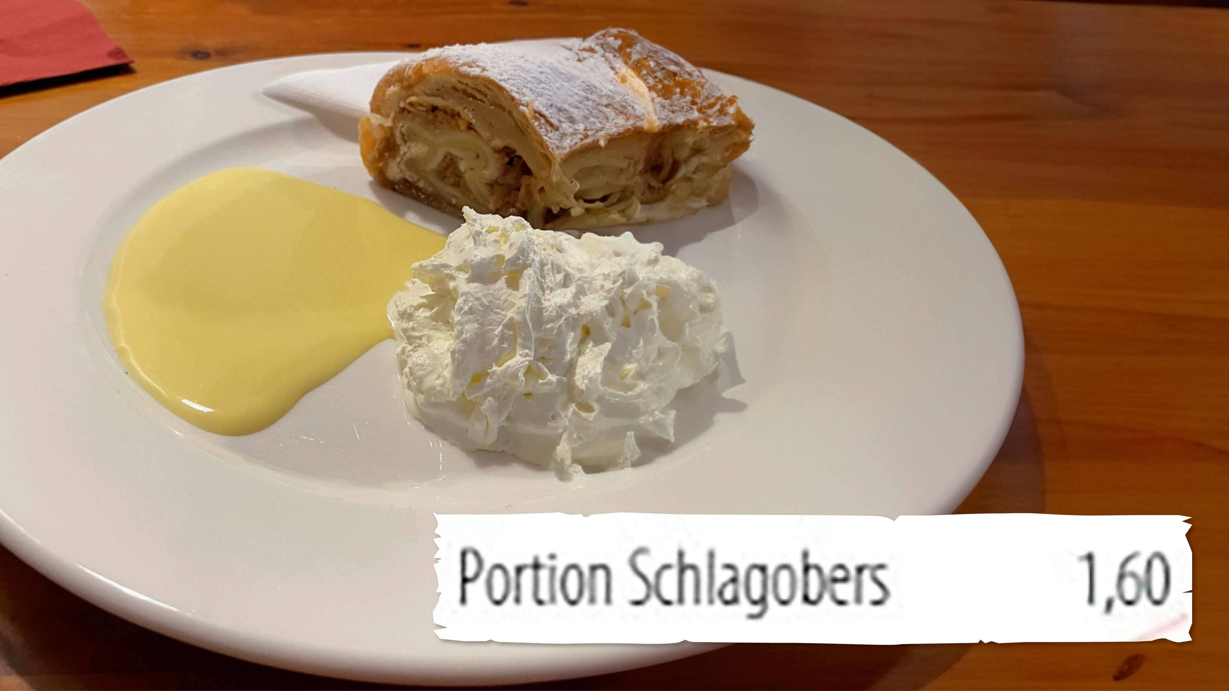 Ein Linzer Kaffeehaus kassiert für eine Portion Schlagobers 1,60 Euro. (Symbolbild)