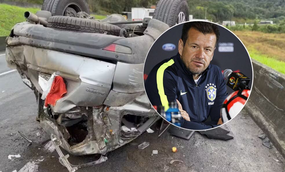 Carlos Dunga überlebte in diesem Auto.