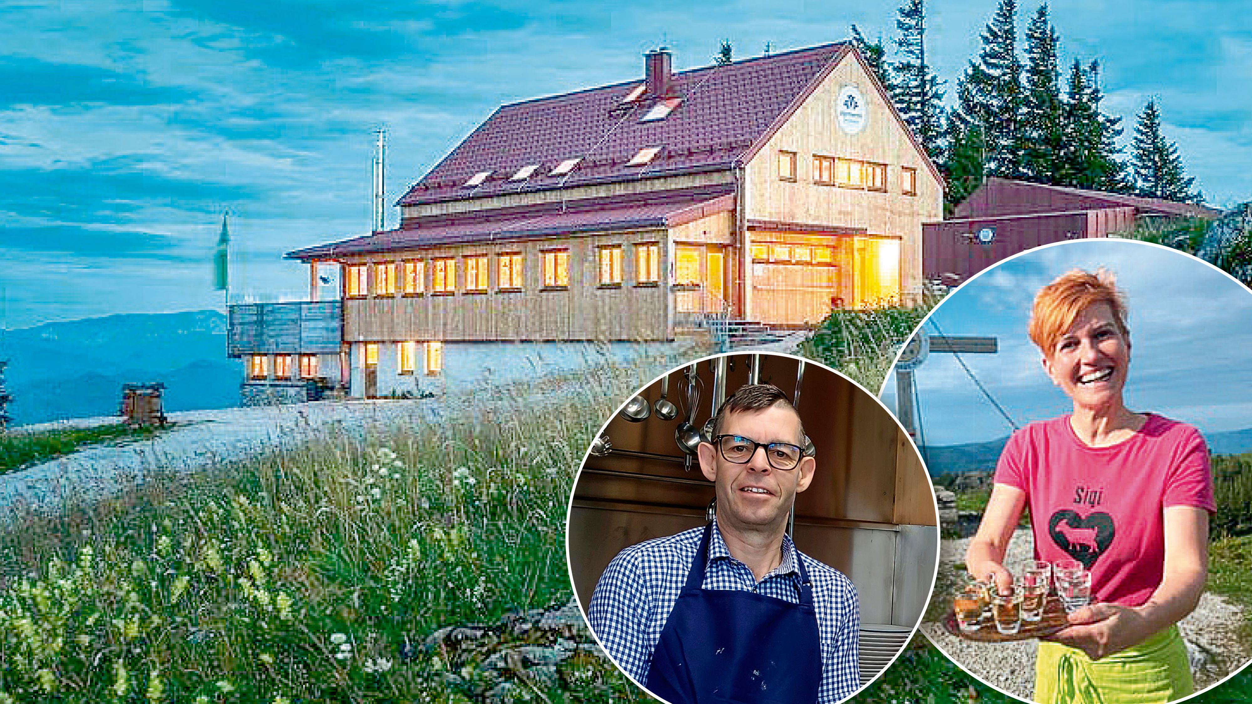 Raus aus dem beruflichen Hamsterrad, hinein ins Abenteuer: die beiden Hüttenbetreiber Sigrid und Peter Skov.