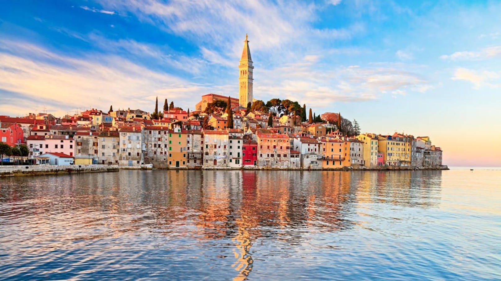 Noch wärmer war das Meer bei Rovinj: Dort gab es 27,8 Grad.