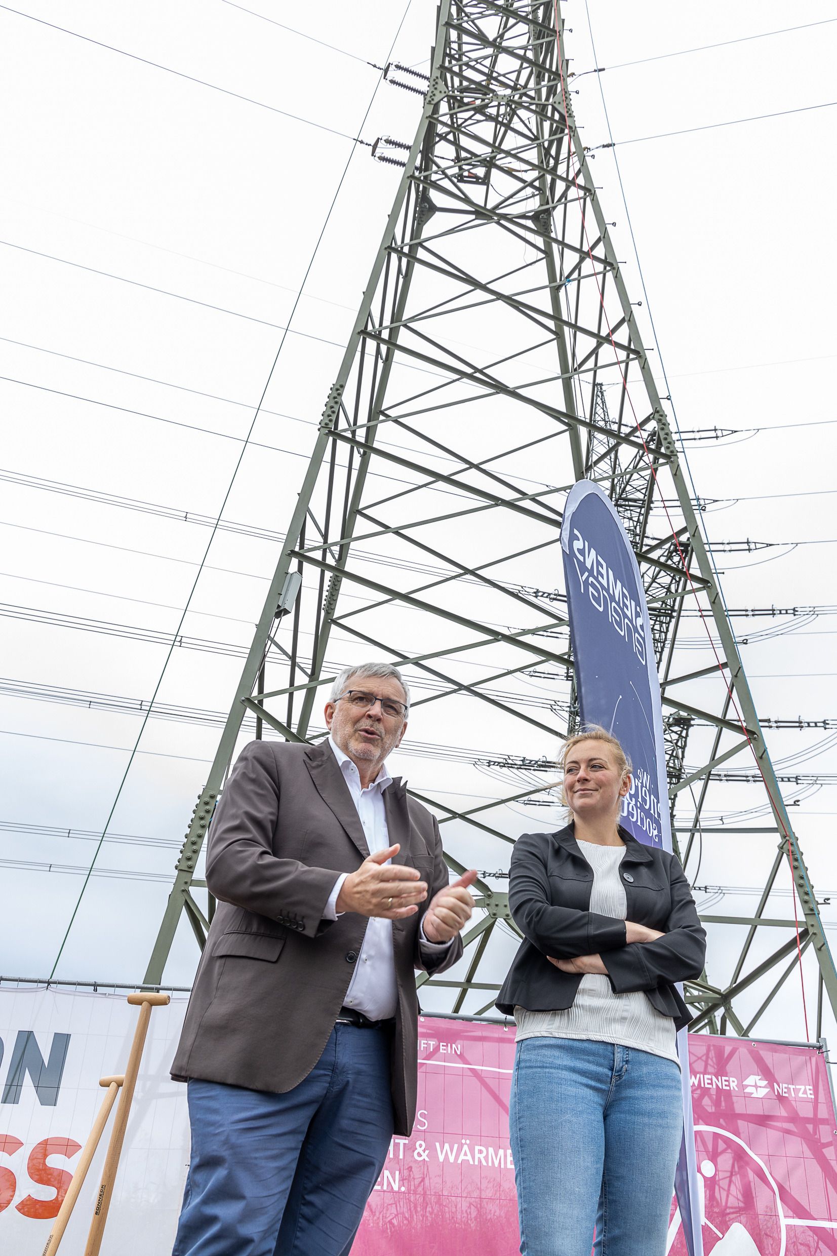 Wiener Netze Geschäftsführer Gerhard Fida, Projektleiterin Karoline Pinner