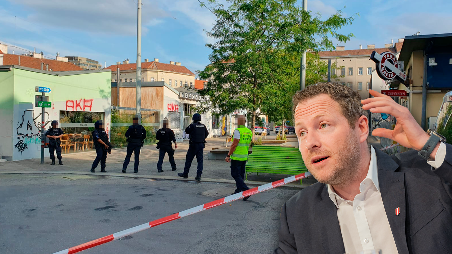 Nach einer weiteren Gewalteskalation am Yppenplatz im 16. Wiener Bezirk, kritisierte FPÖ-Generalsekretär Michael Schnedlitz die Arbeit der Regierung scharf.