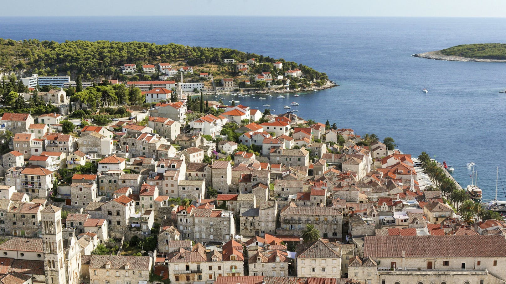 Das Wasser auf der kroatischen Insel Hvar war 26,5 Grad warm.