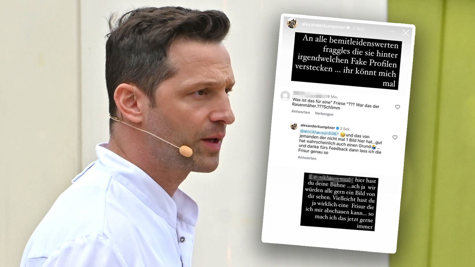 Alexander Kumptner wehrt sich.