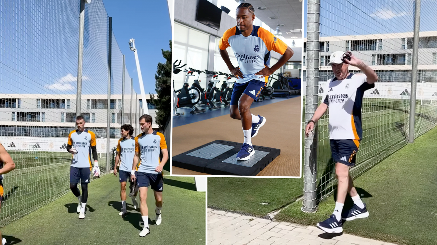 David Alaba arbeitet weiter an seinem Comeback.