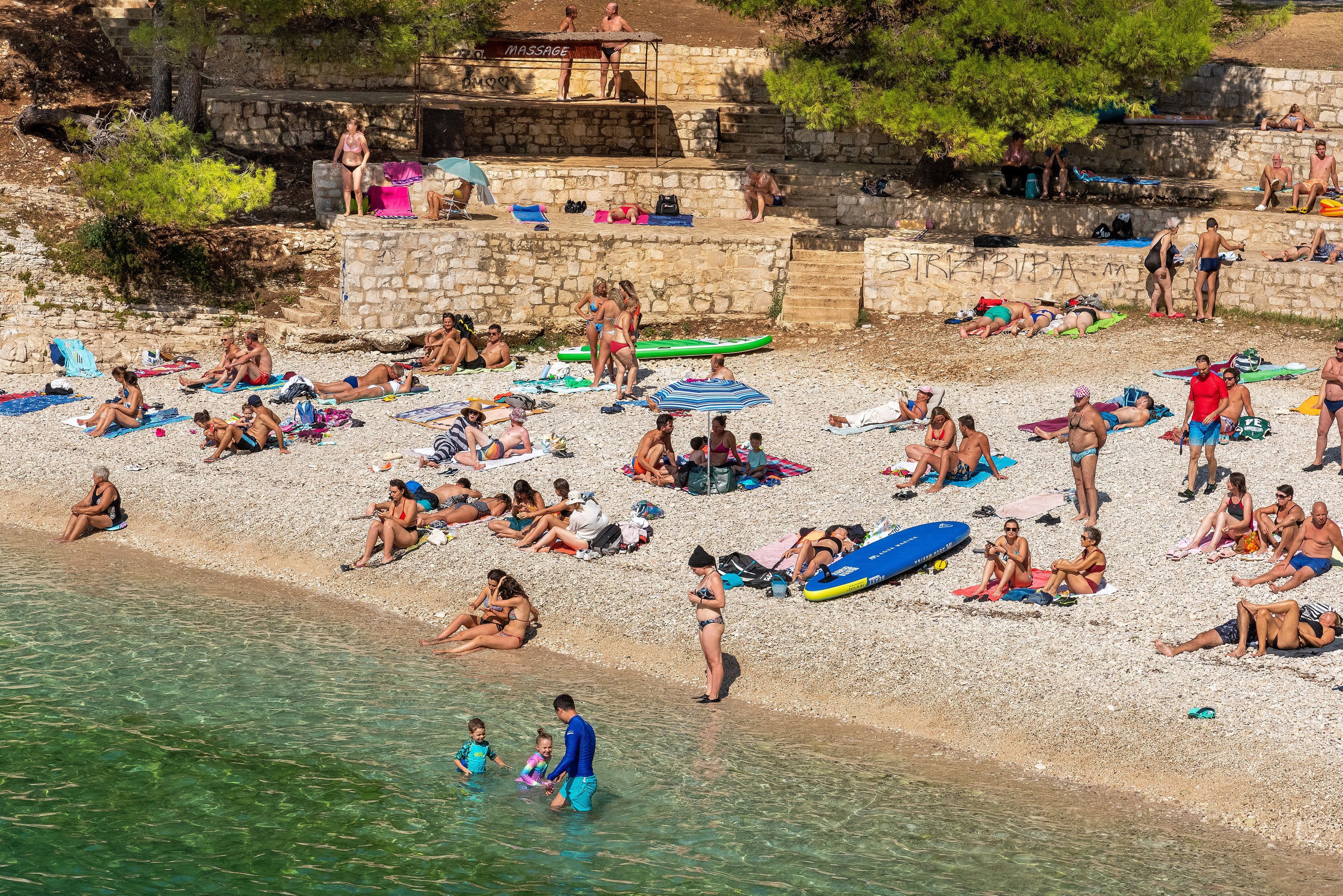 Das wärmste Meereswasser Kroatiens gibt es am Dienstag in Pula.
