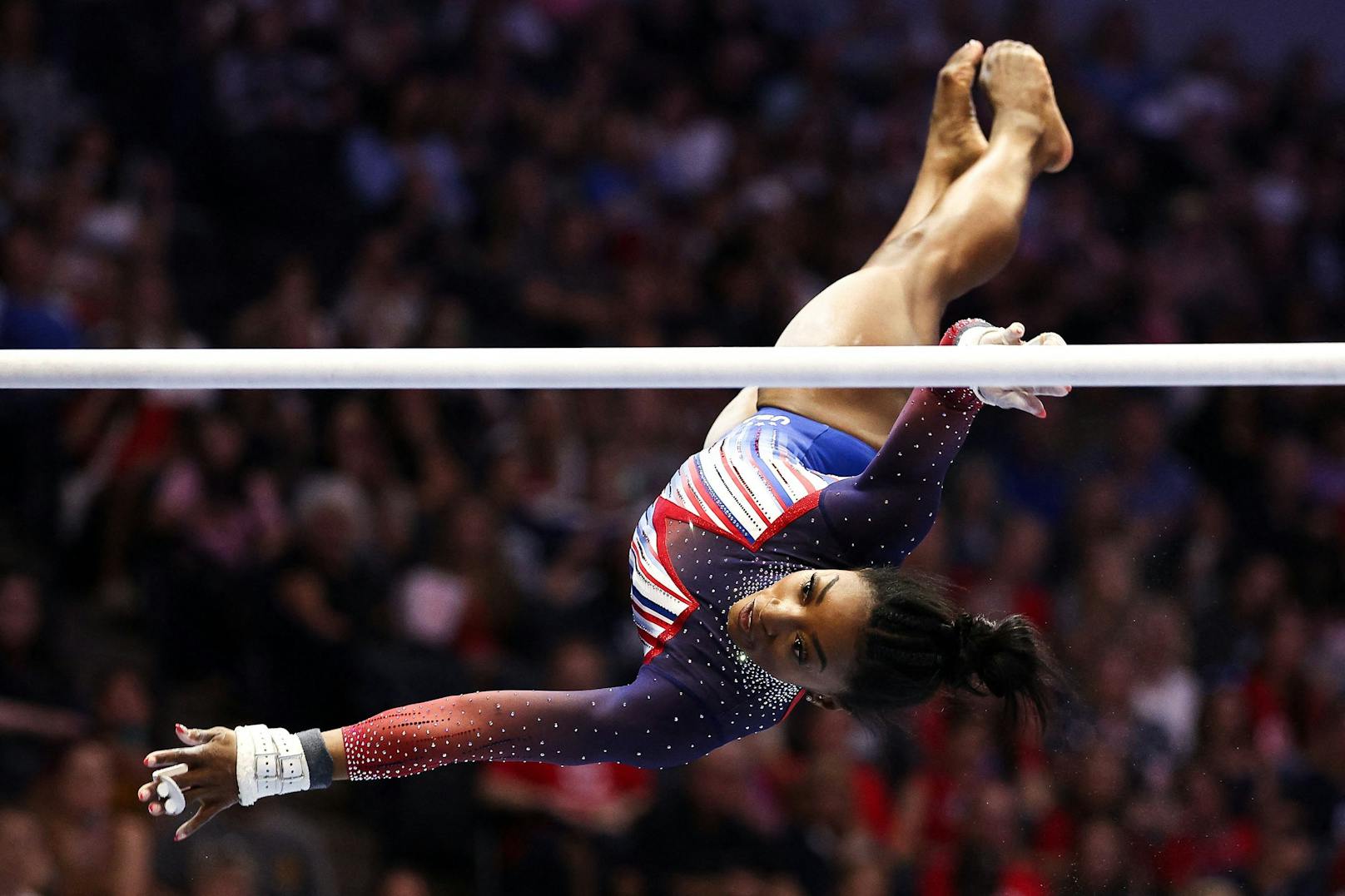 Simone Biles ist bereits vierfache Olympiasiegerin im Turnen, hat nach den verpatzten Spielen von Tokio noch eine Rechnung offen. Die US-Amerikanerin nennt außerdem schon 30 WM-Medaillen ihr Eigen.