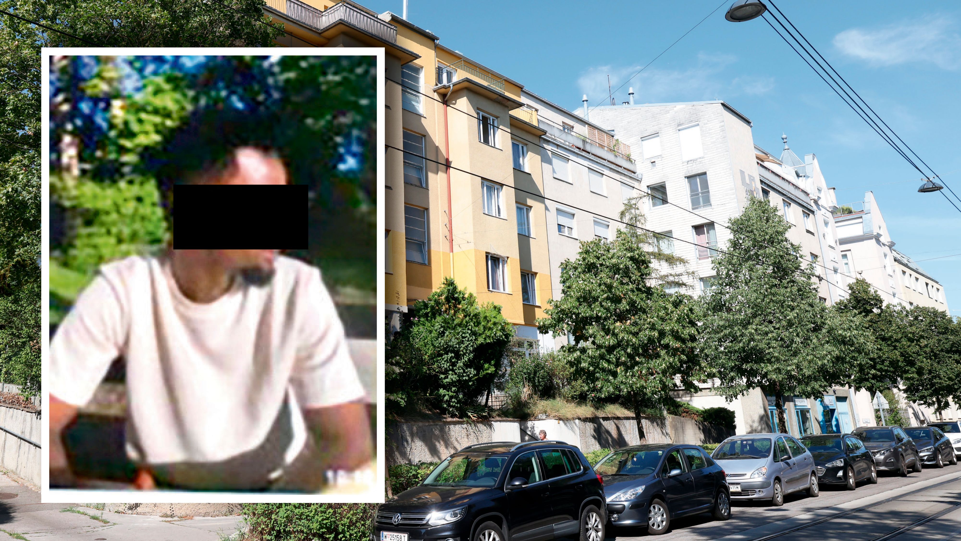 Der Tatort in Wien-Penzing. Hier soll Ibrahima B. (23) das Opfer brutalst misshandelt haben.