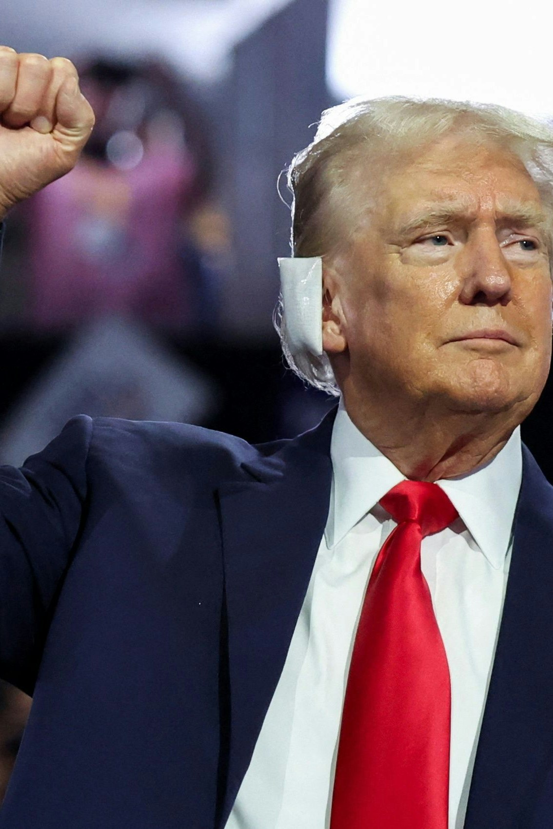 Drehte kurzfristig das Programm am Nominierungsparteitag der Reupublikaner um: Ex-Präsident und Präsidentschaftsbewerber Donald Trump