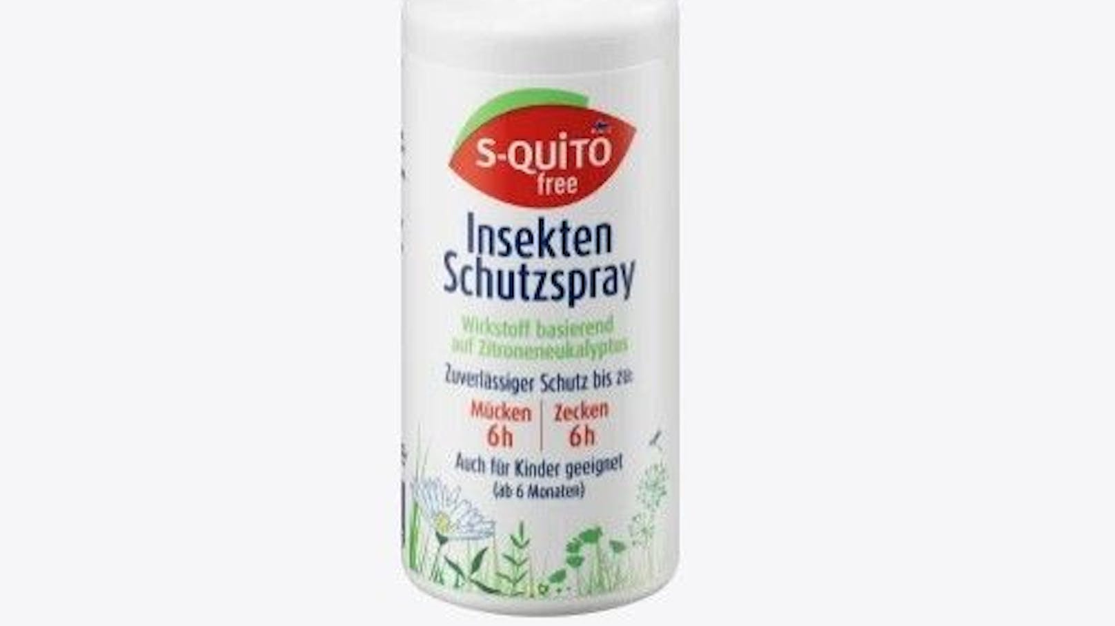 S-quitofree Insektenschutzspray Zitroneneukalyptus: Bedingt empfohlen