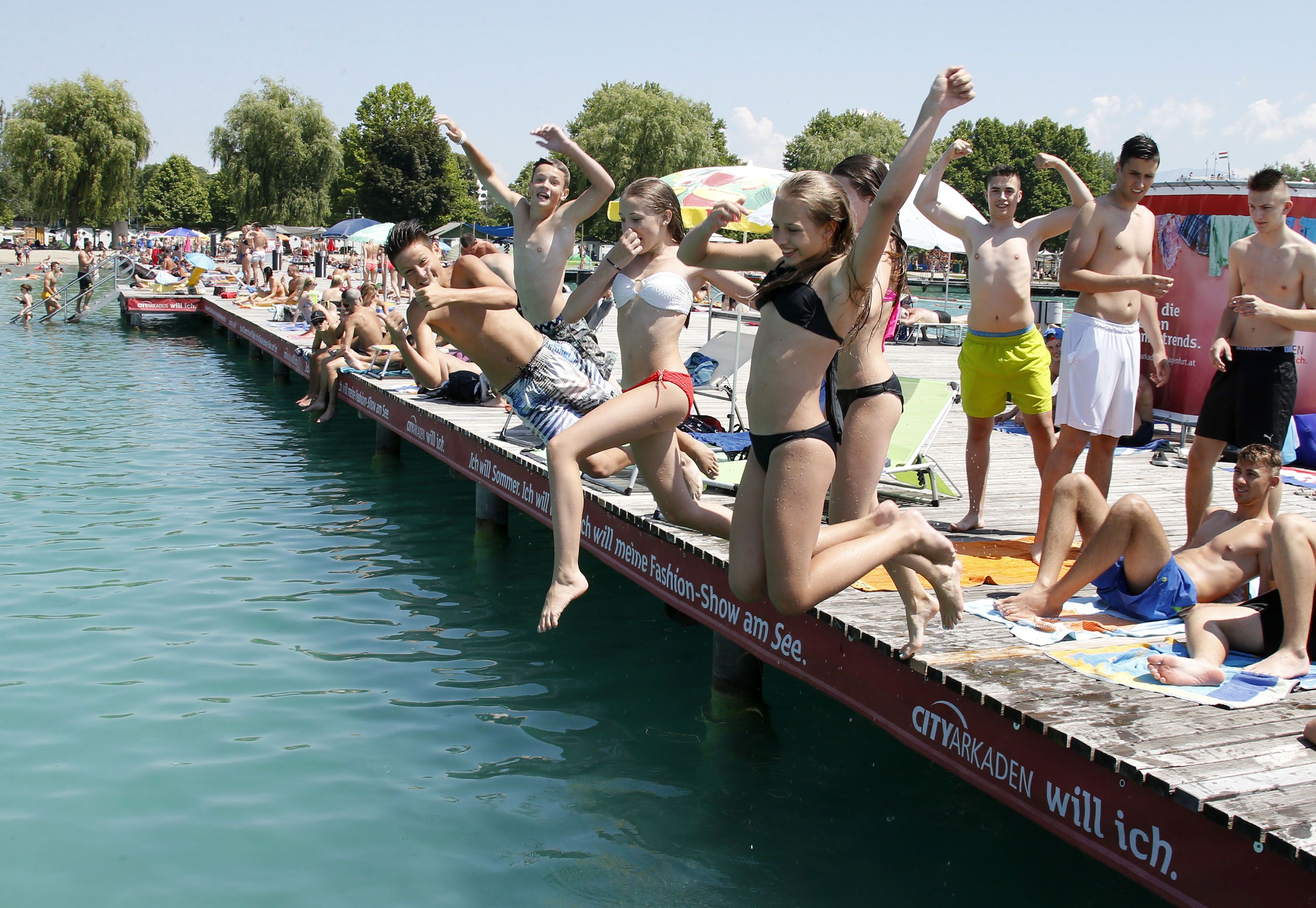 29 Grad! Kärntner Seen sind schon wärmer als die Adria. 
