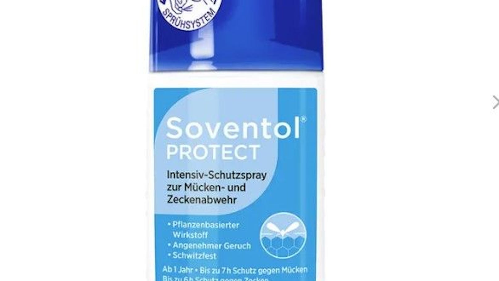 Soventol Protect (Spray): Bedingt empfohlen.