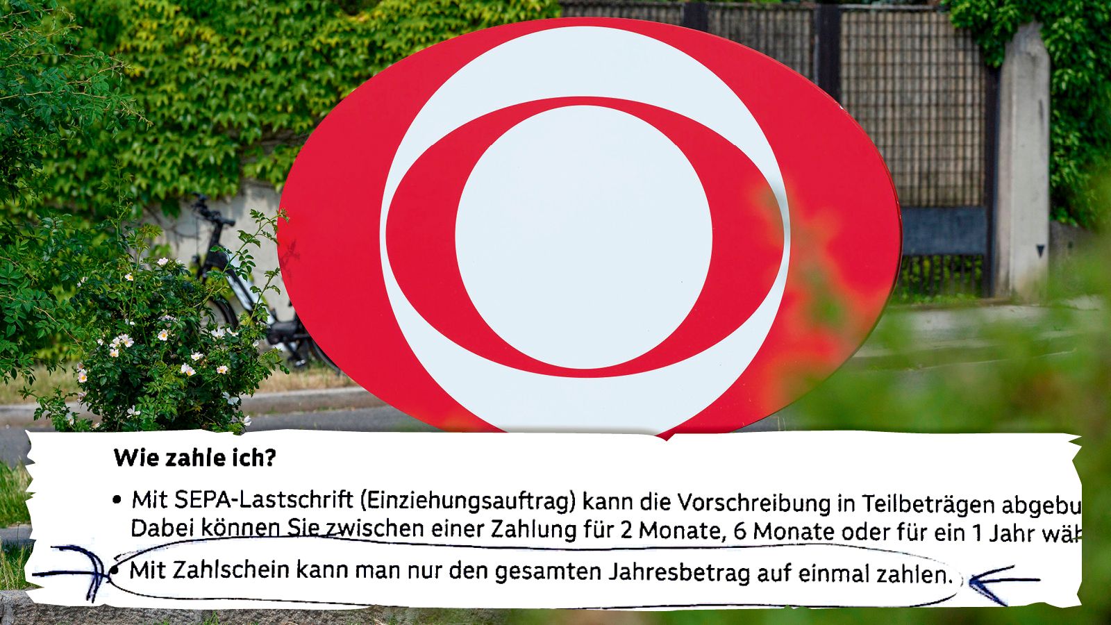 Sorgt für Kritik: Die seit Jahresbeginn geltende ORF-Haushaltsabgabe. (Faksimile)