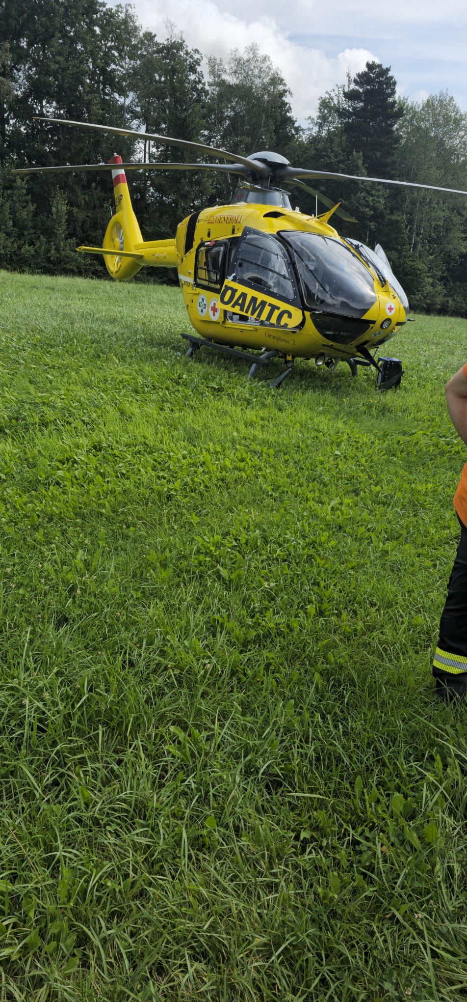 Ein Rennradfahrer kam am Mittwoch unglücklicherweise von der Straße ab.