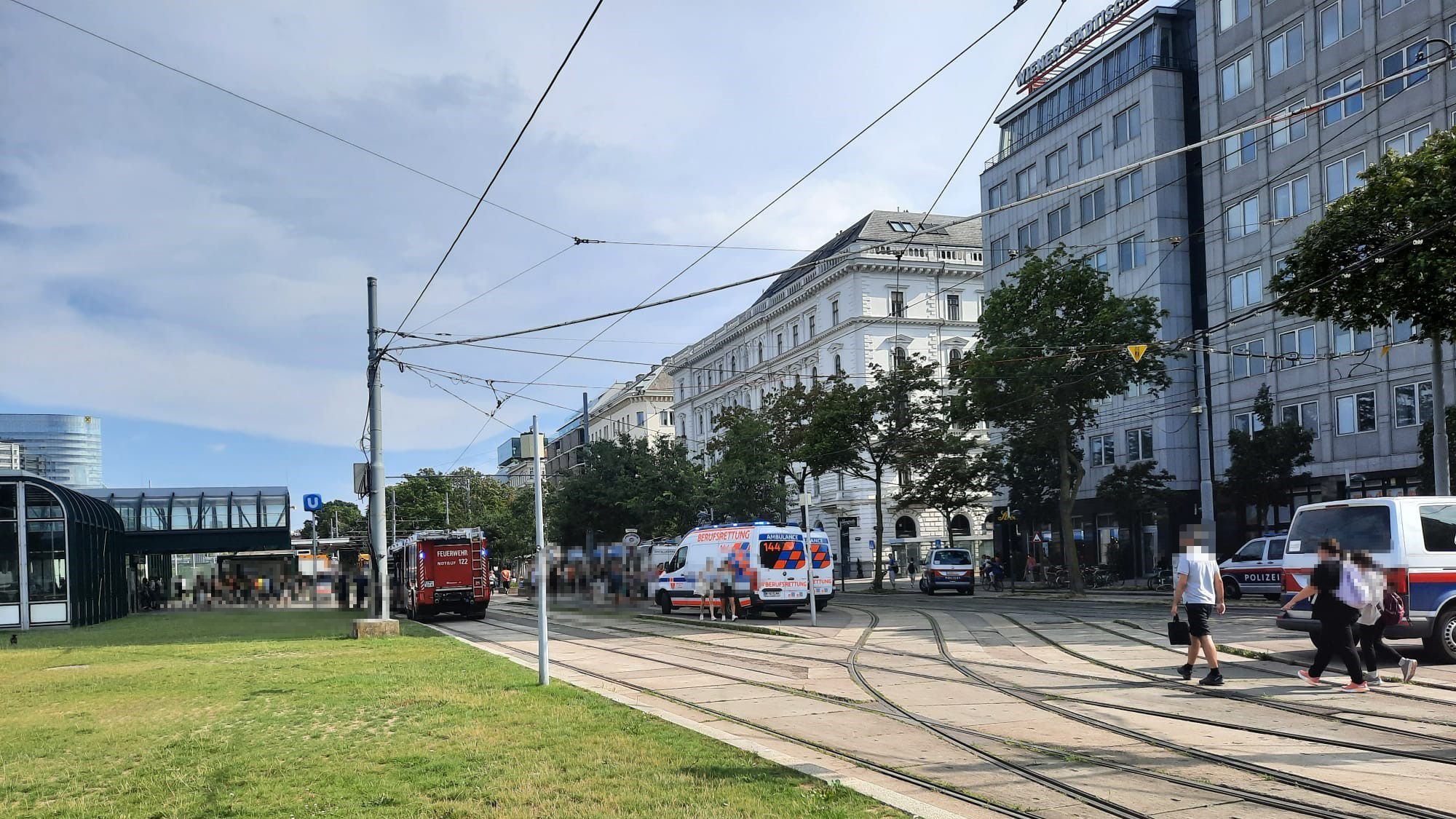 Tragischer Unfall am Mittwoch im Bereich der U2-Station Schottenring.