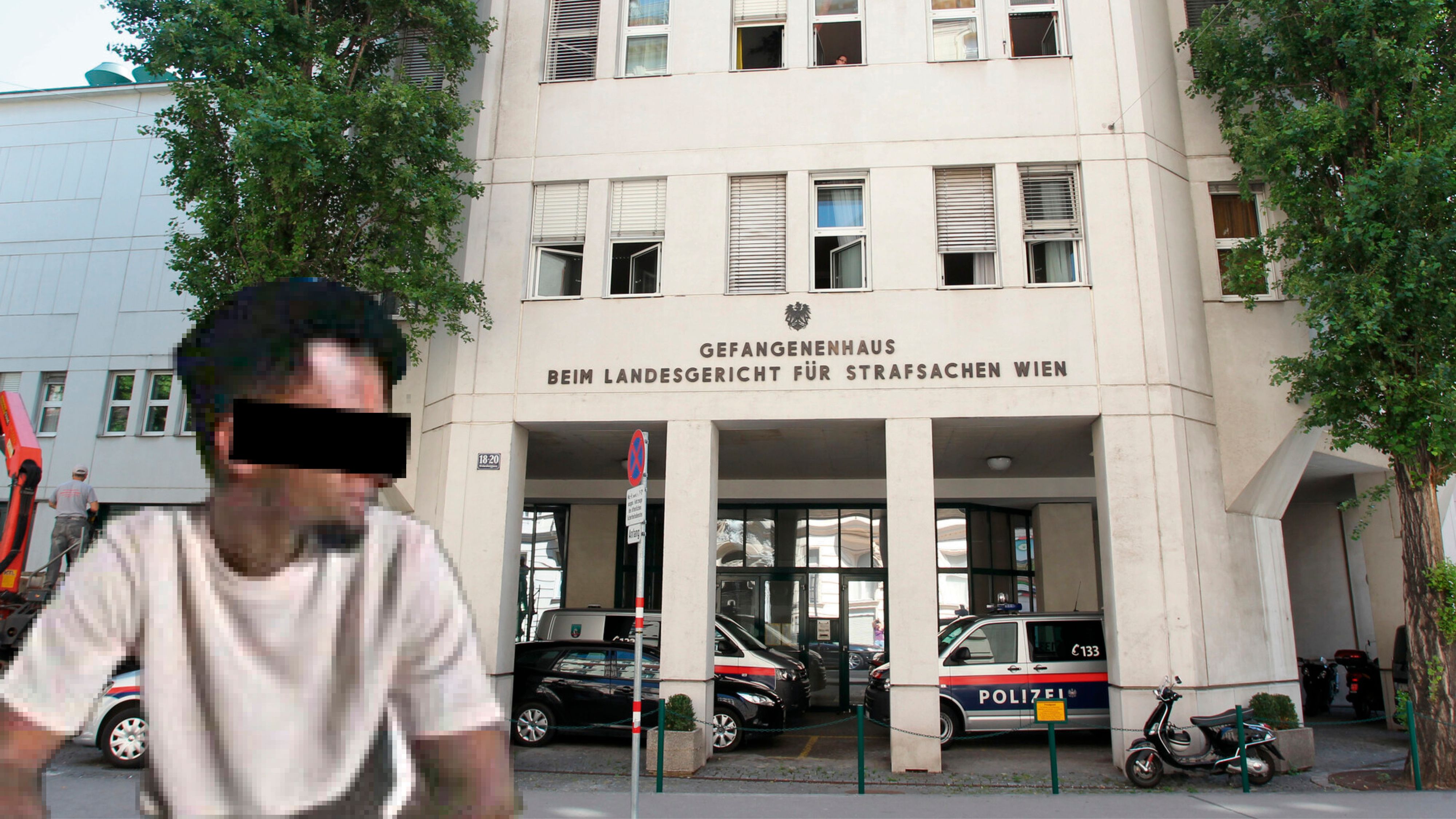 Ibrahima B. sitzt nun in der Justizanstalt Wien-Josefstadt und wartet auf seinen Prozess.