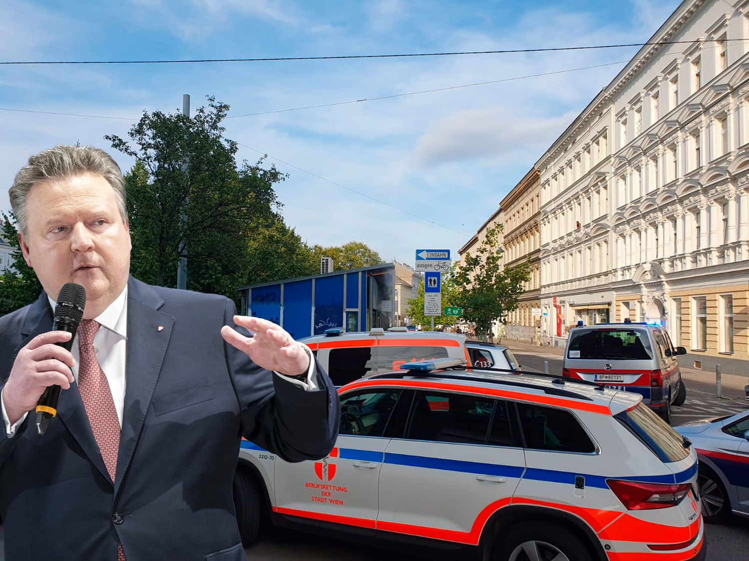Gewalt am Yppenplatz: Bürgermeister Ludwig reagiert.