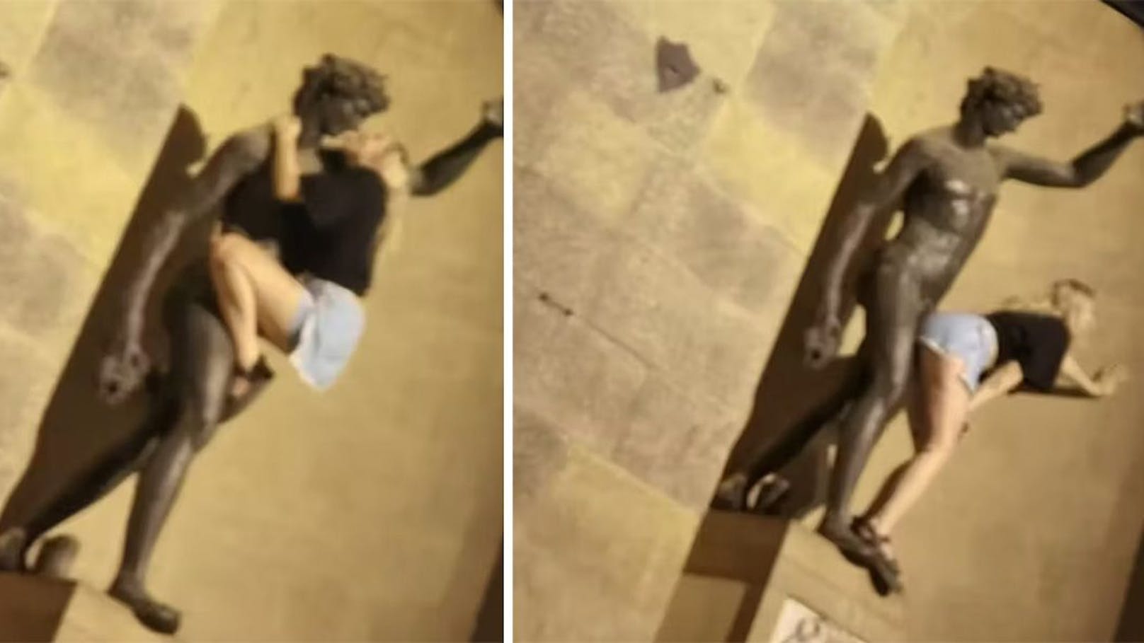 Touristin simuliert Sex mit Statue – sorgt für Skandal