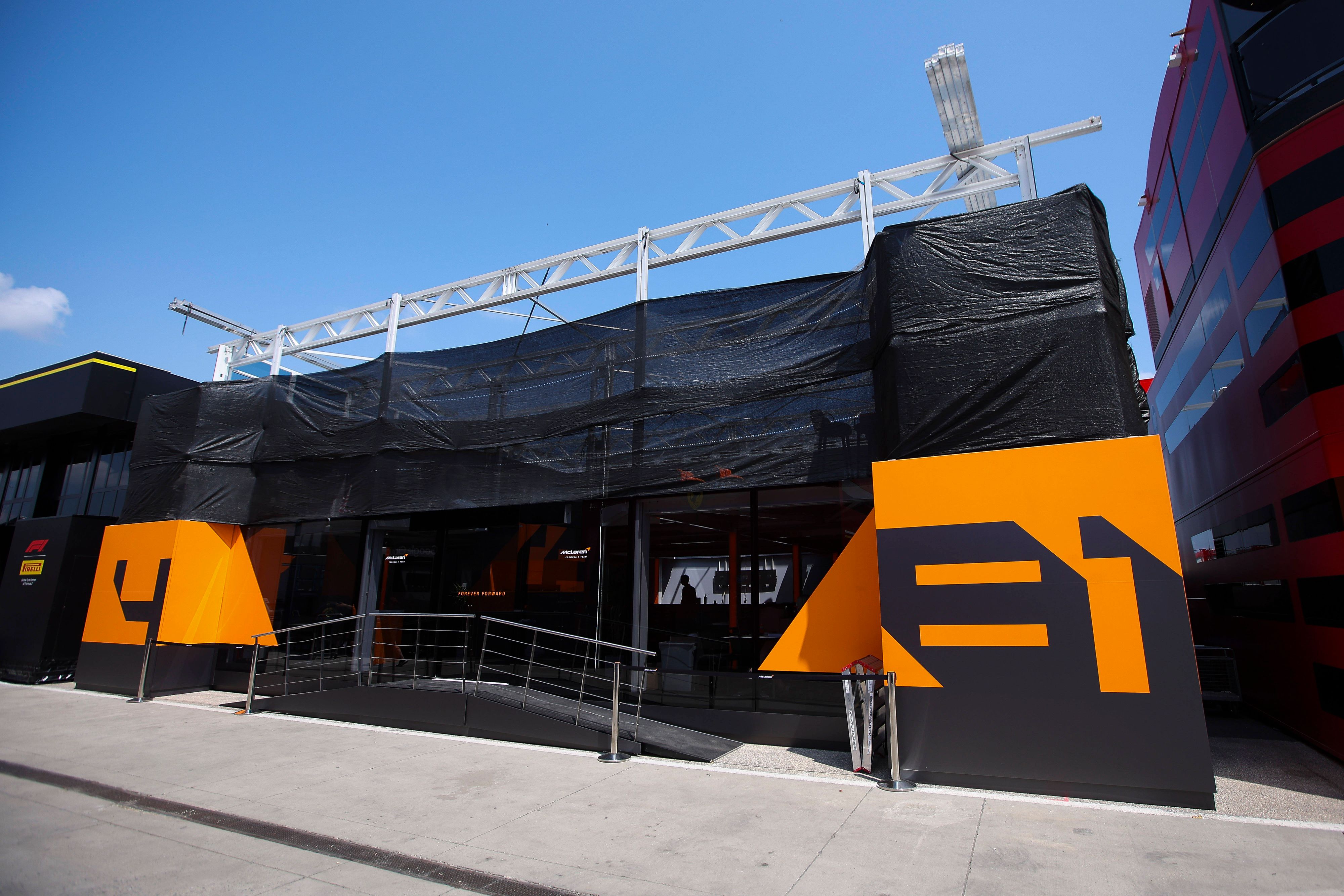 Das McLaren-Motorhome kann nicht verwendet werden. 