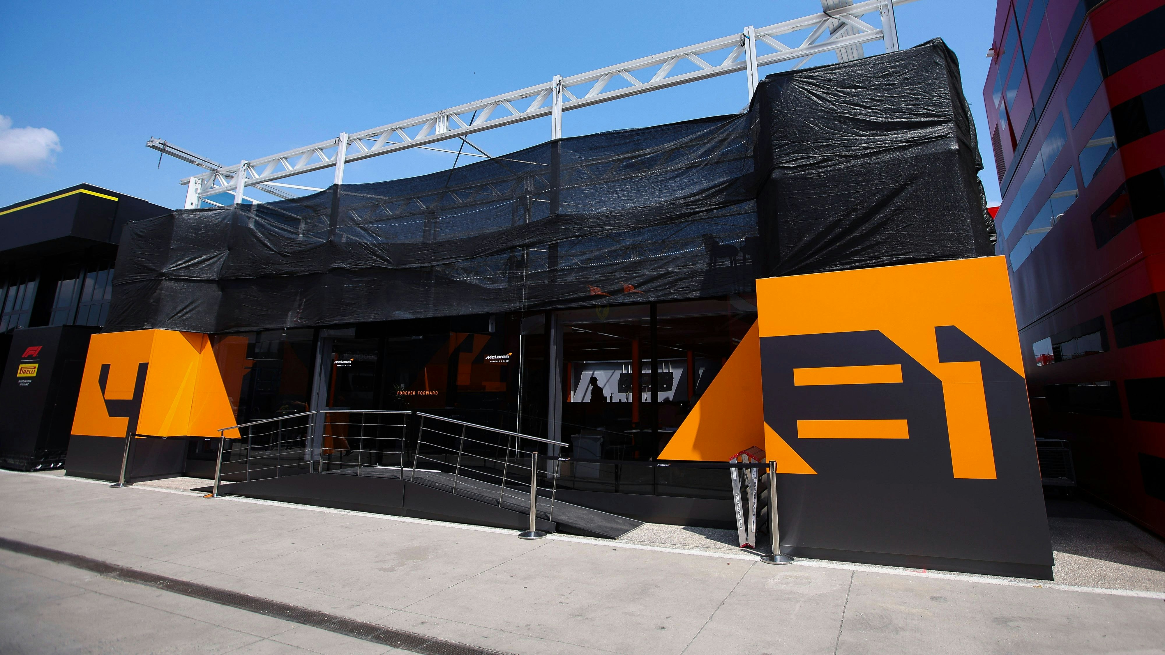 Das McLaren-Motorhome kann nicht verwendet werden. 