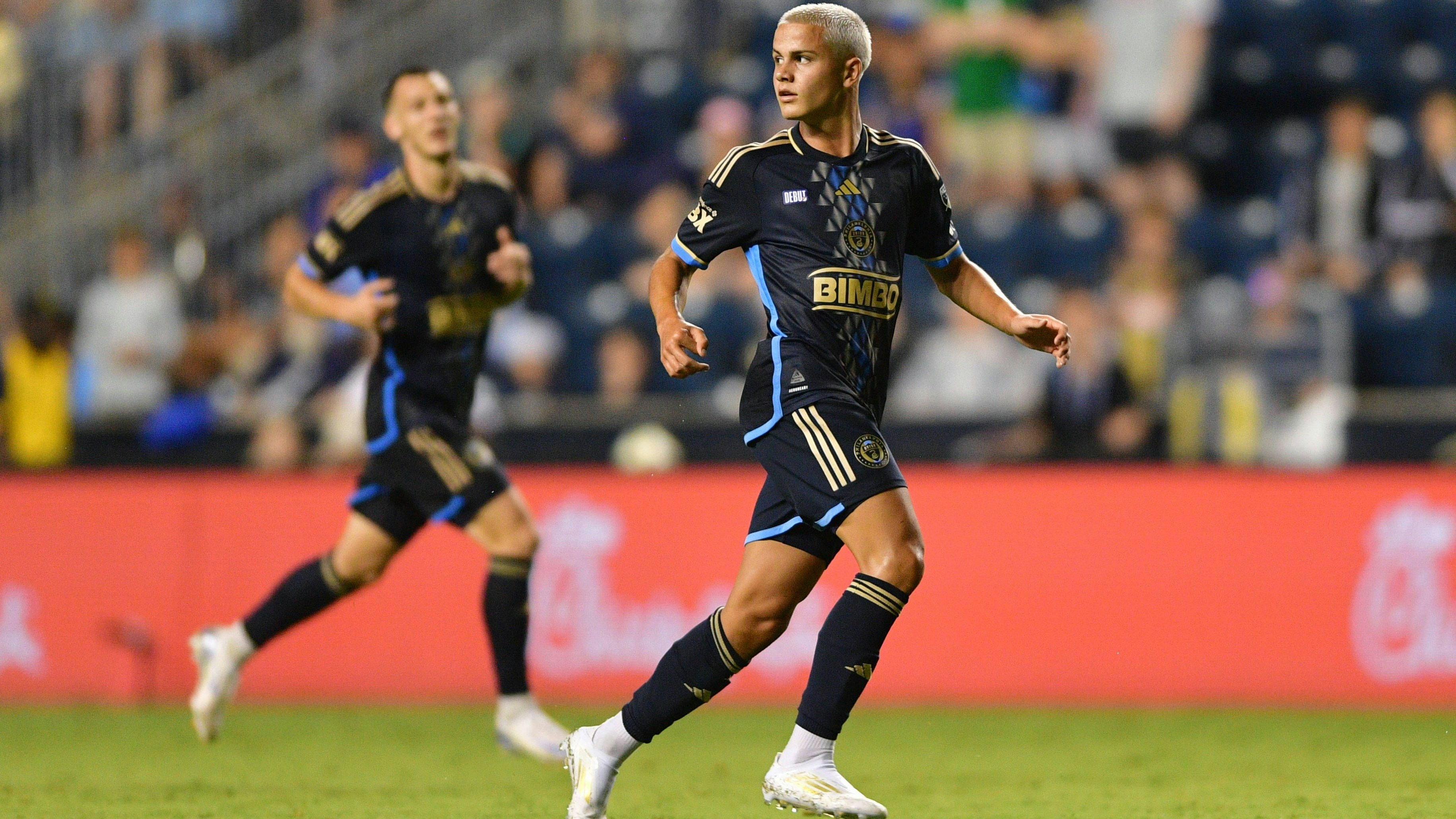 MLS, Fussball Herren, USA New England Revolution at Philadelphia Union Jul 17, 2024 Philadelphia, Pennsylvania, USA Philadelphia Union midfielder Cavan Sullivan 6 runs during the second half against the New England Revolution at Subaru Park. Philadelphia Subaru Park Pennsylvania USA, EDITORIAL USE ONLY PUBLICATIONxINxGERxSUIxAUTxONLY Copyright: xCaeanxCoutox 202407017_ojr_xv1_209