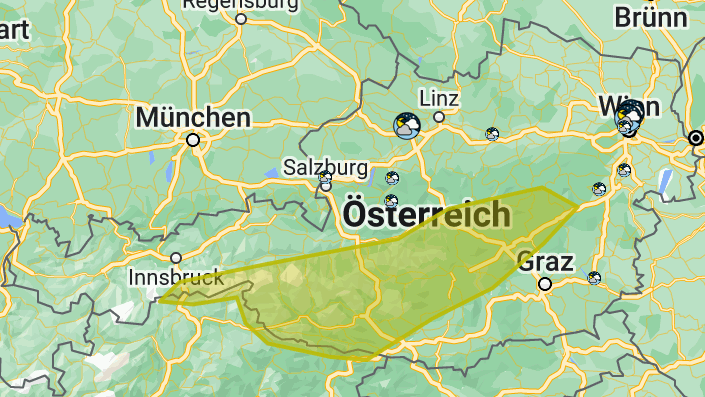 Auch am Donnerstag ziehen kräftige Gewitterzellen über Teile Österreichs hinweg. 
