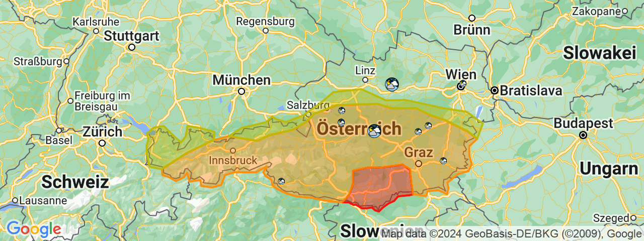 Im Süden des Landes drohen am Freitag schwere Gewitter. 