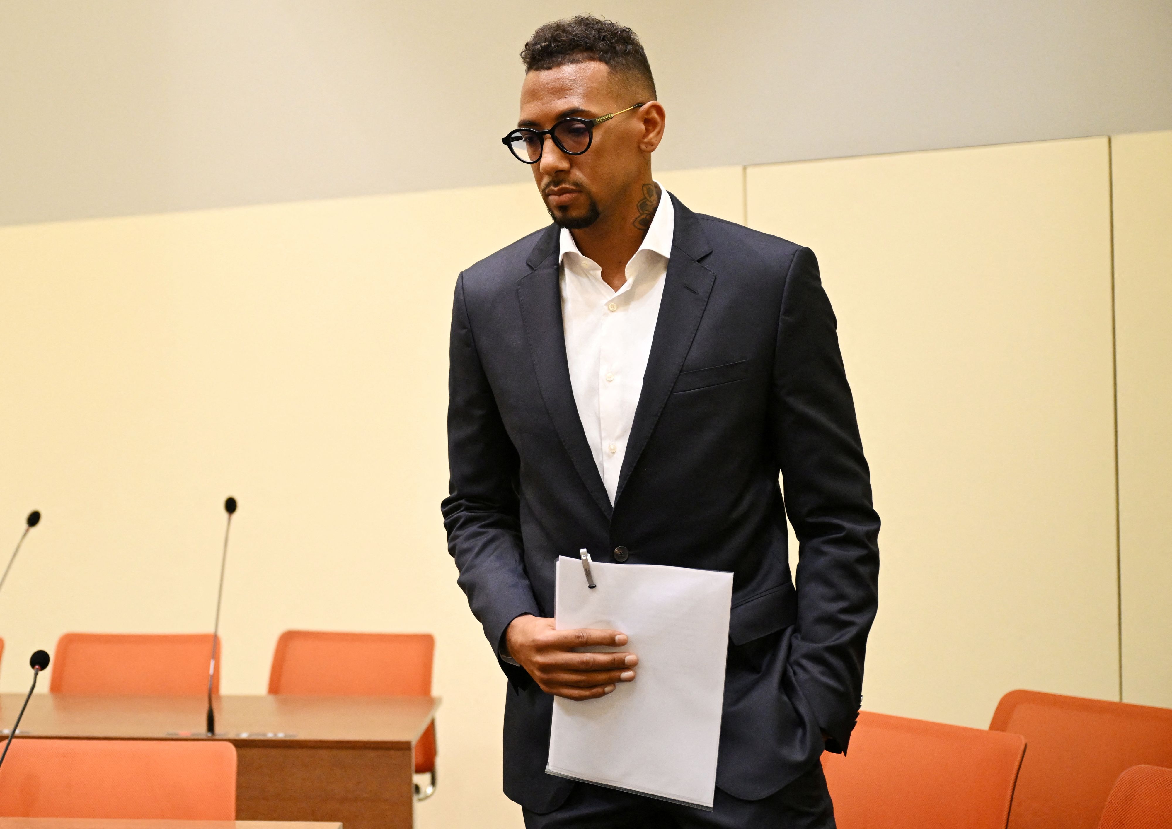 LASK-Spieler Jerome Boateng vor dem Landgericht München I. 