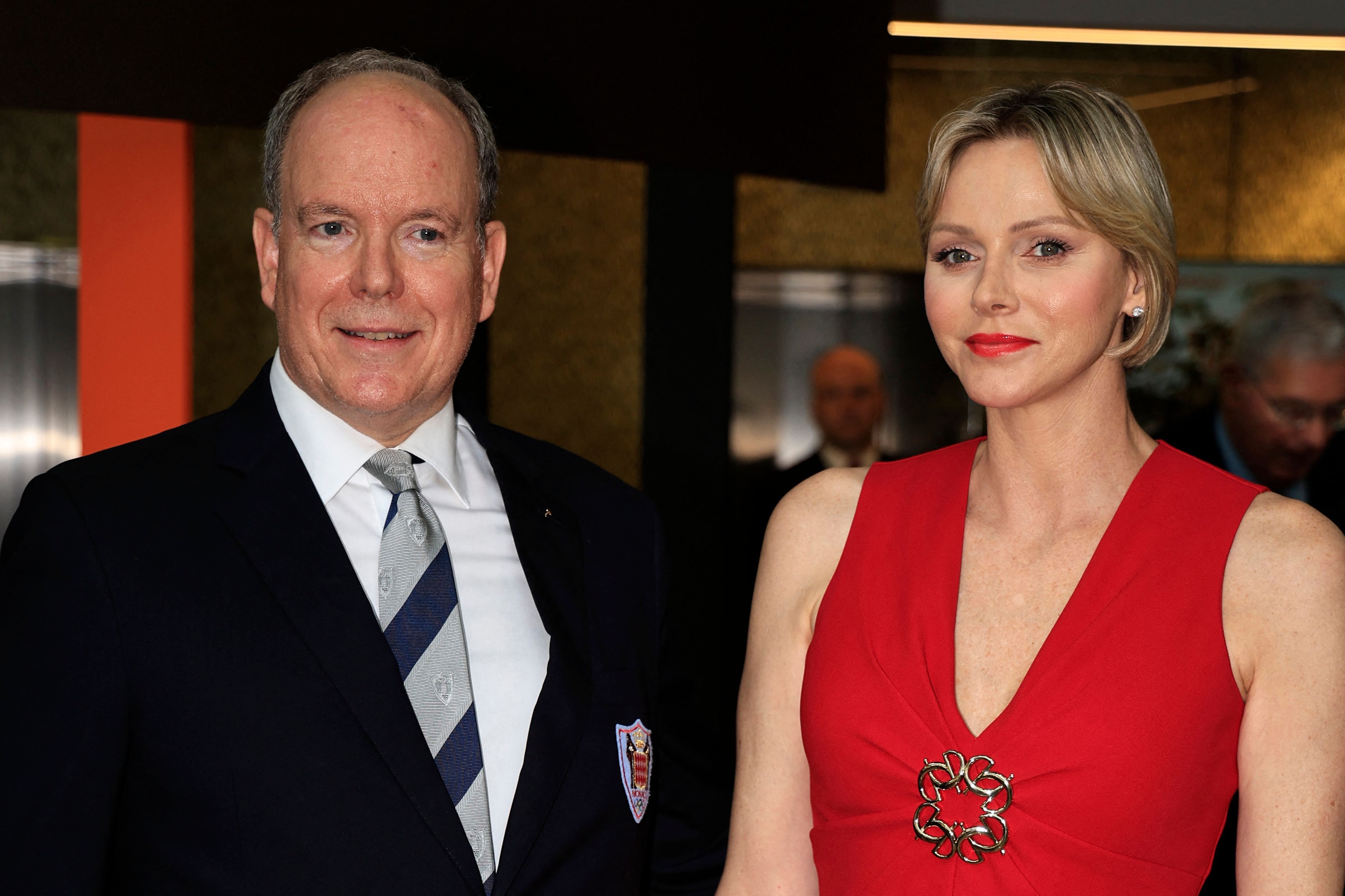 Albert und Charlène zeigen sich überraschend als Einheit.