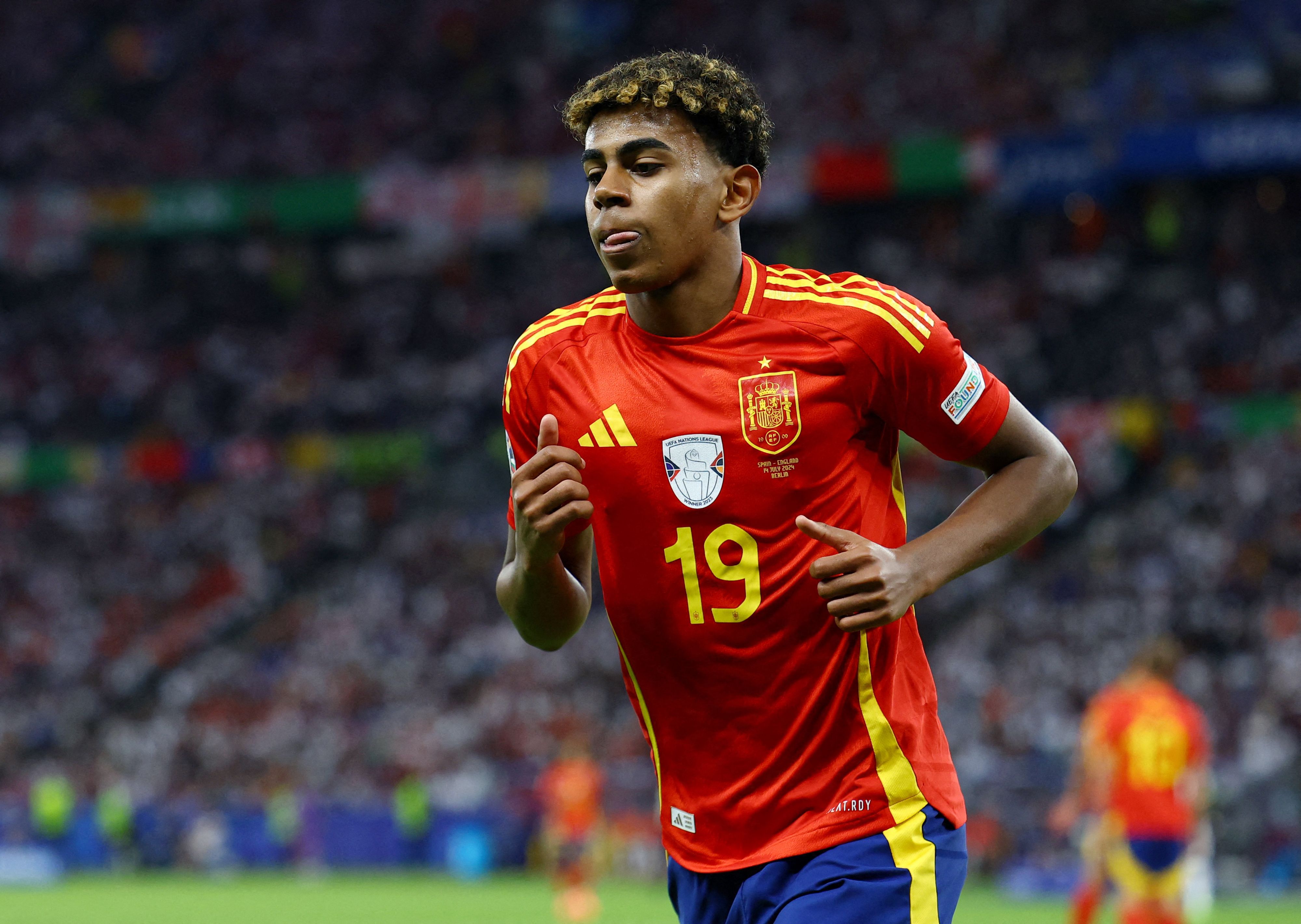 Spanien-Superstar Lamine Yamal. 