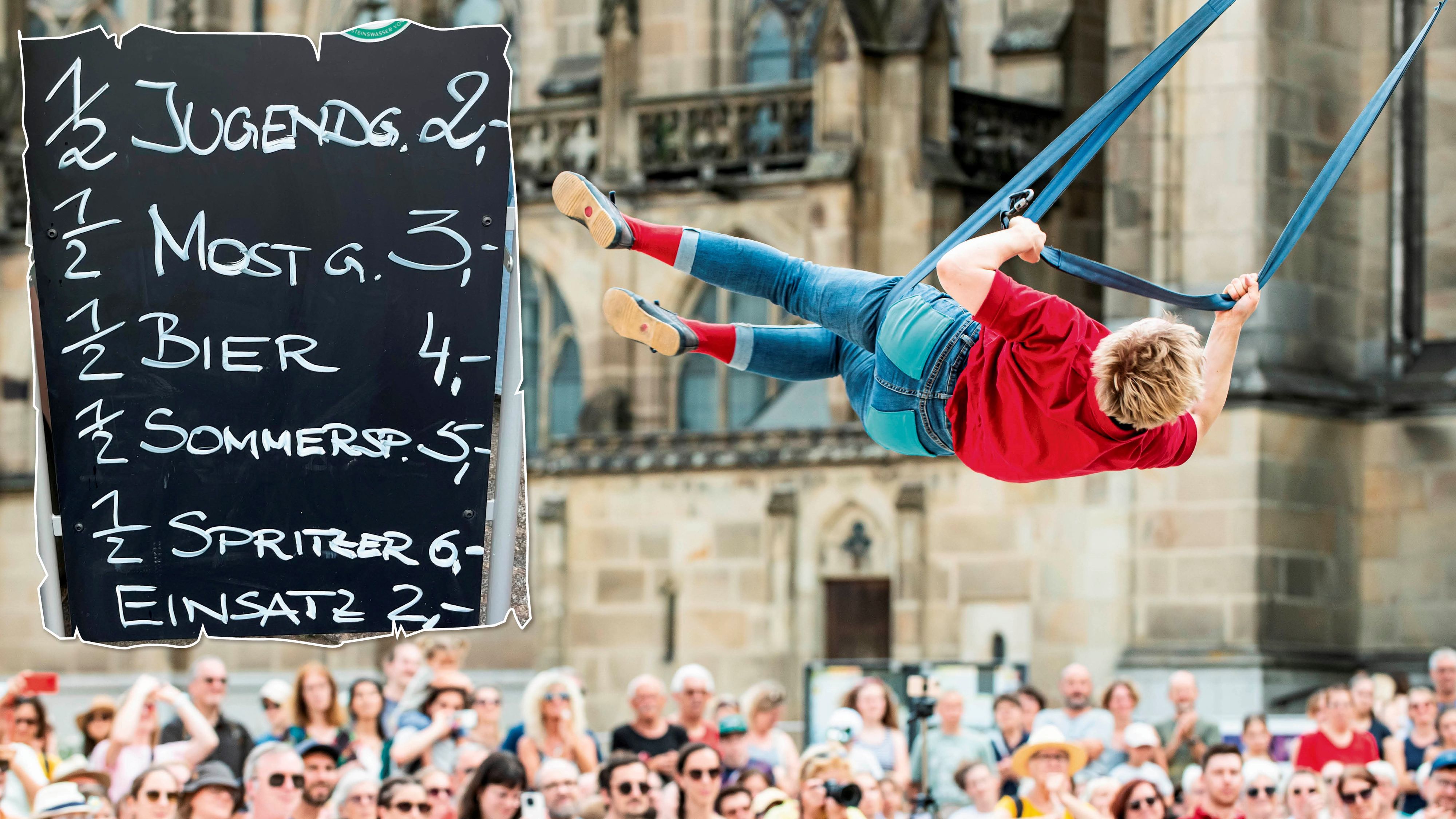 Wahre Schnäppchen: Nicht nur Bier war am Linzer Pflasterspektakel günstig zu haben.