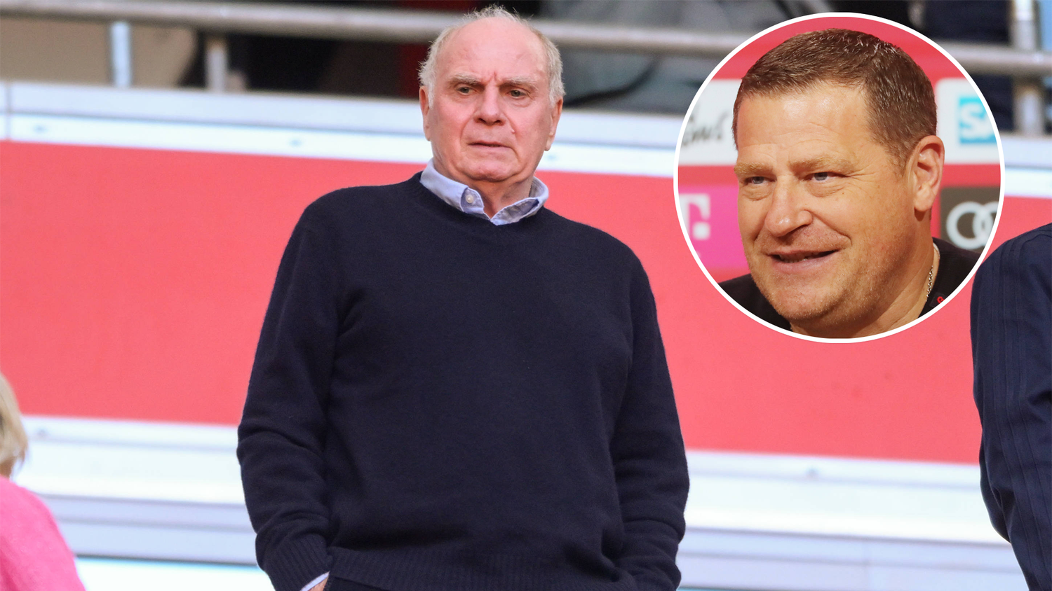 Max Eberl stärkt Uli Hoeneß den Rücken.