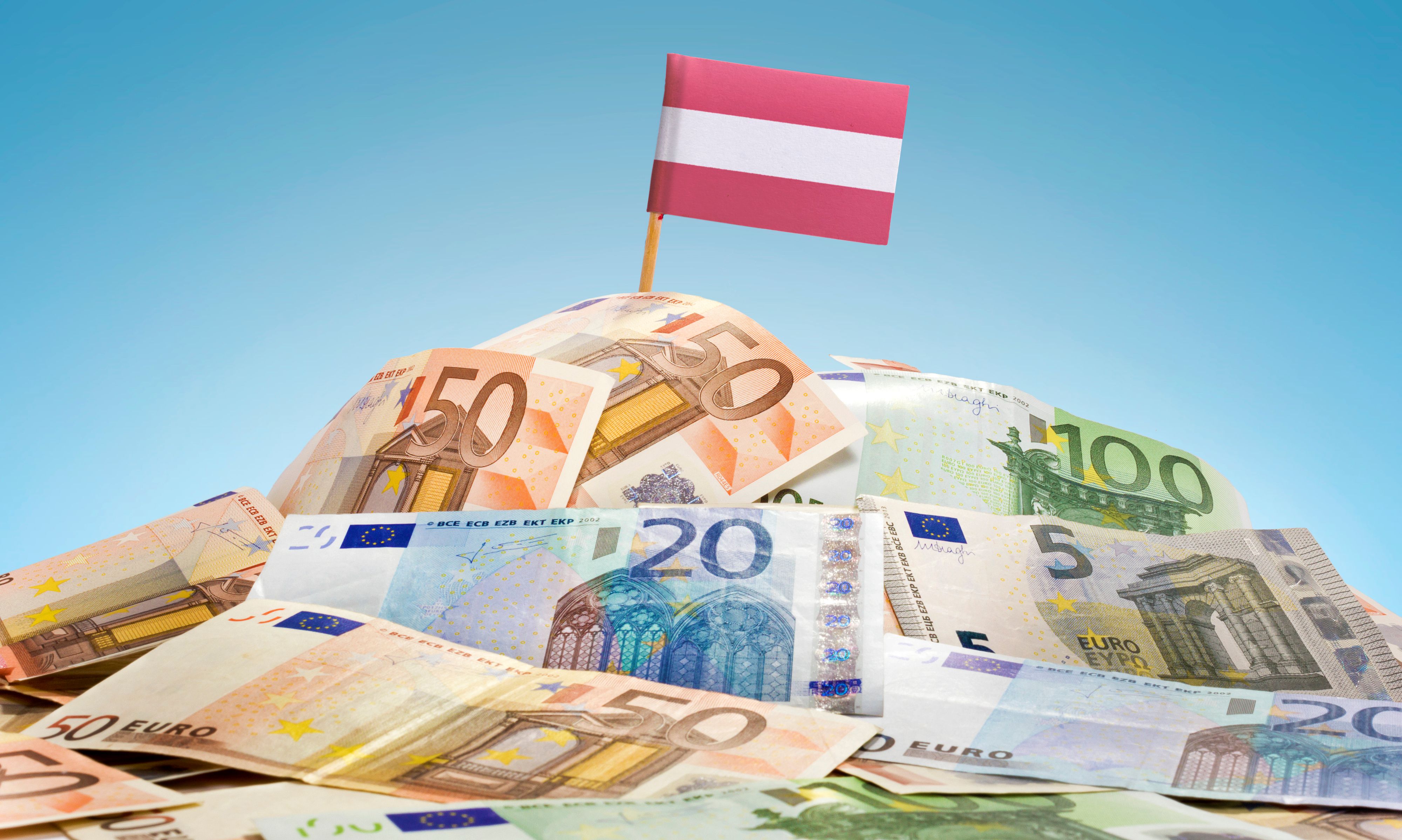 Österreichs Schuldenberg ist seit 2019 um 35 Prozent auf 383,2 Milliarden Euro angewachsen.