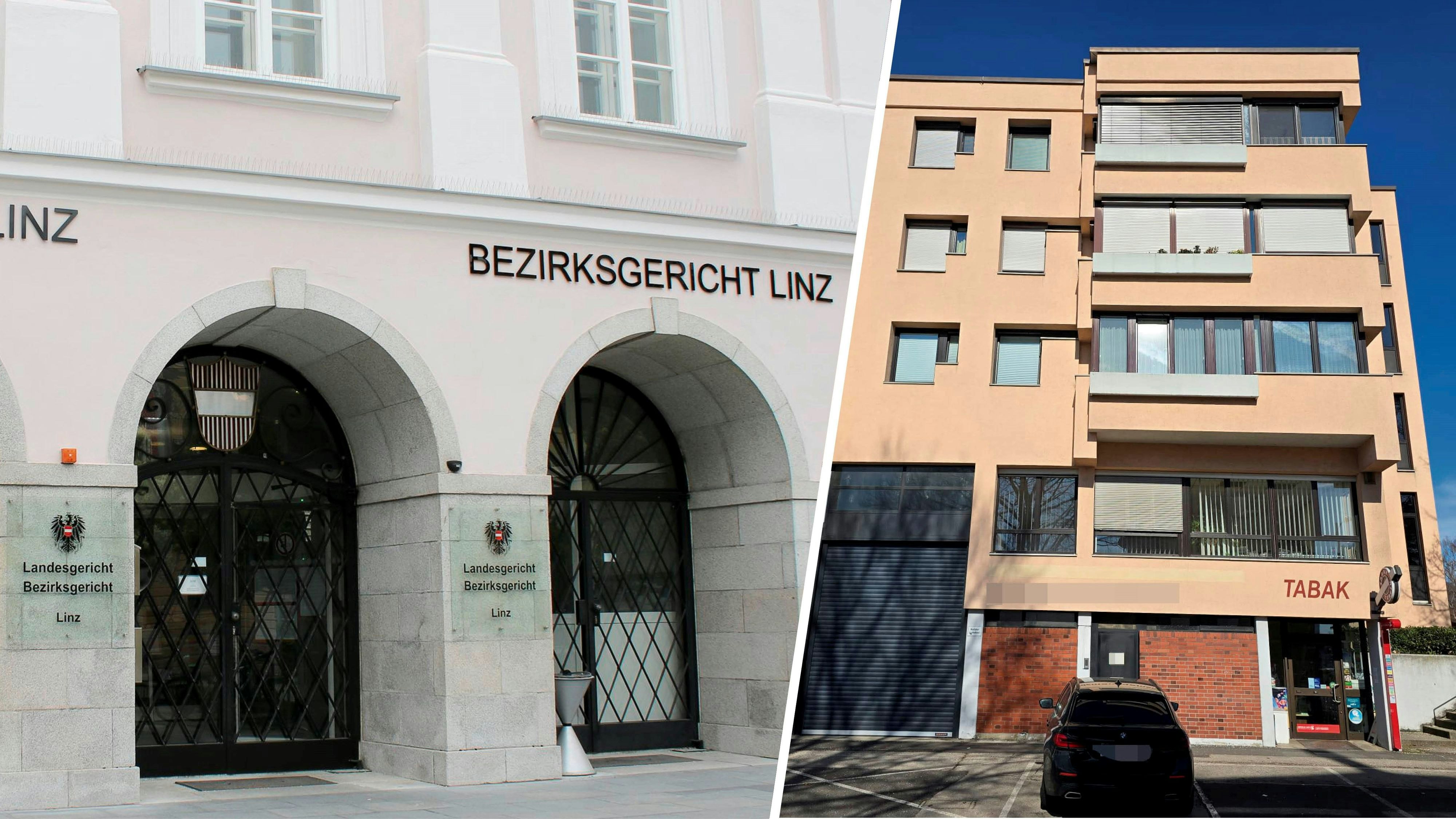 Prozess am Landesgericht Linz: Eine Frau, deren Kind einen Fenstersturz nicht überlebt hat, und ihr Freund müssen sich verantworten.