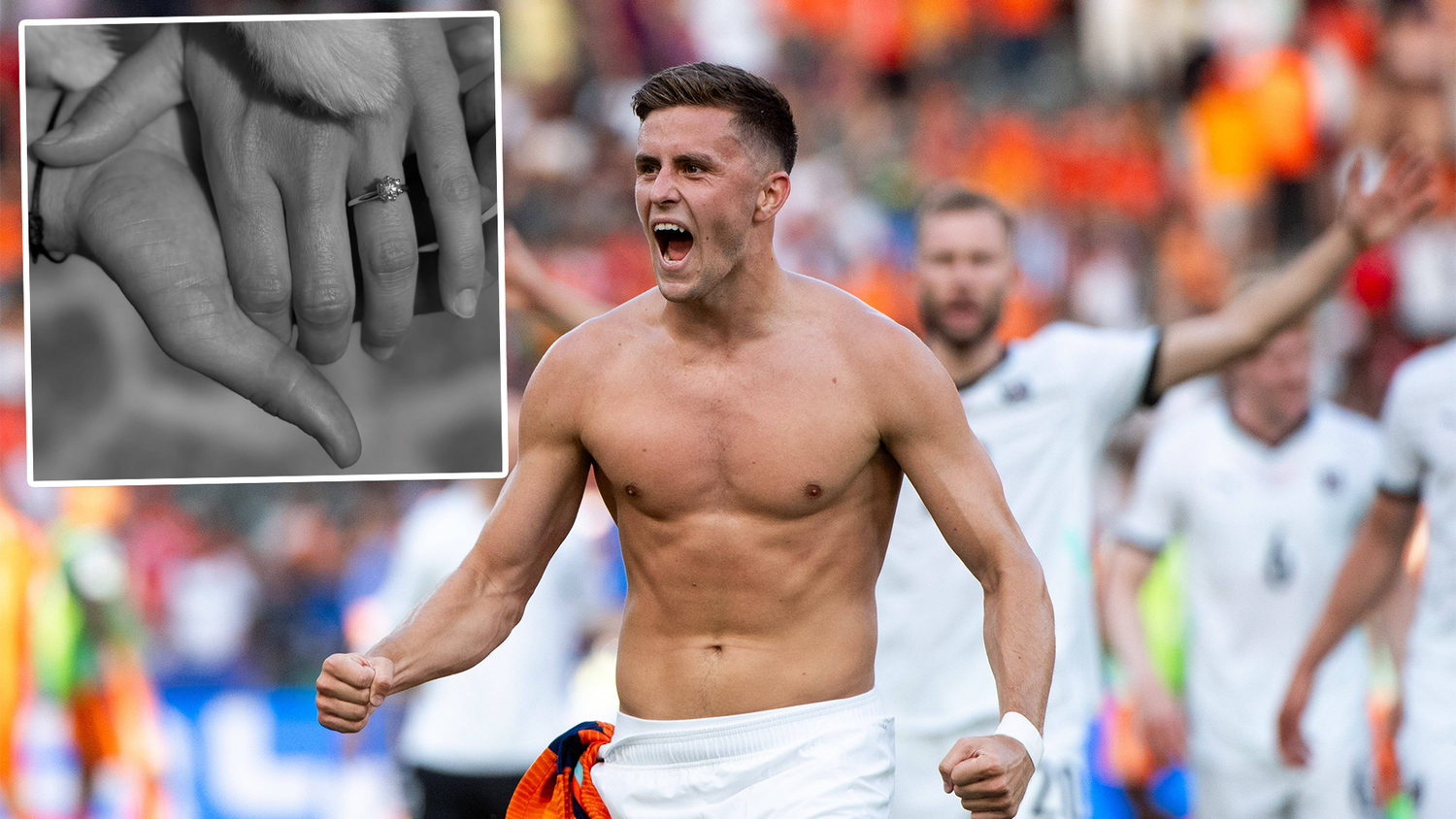 Bei der EM ließ Christoph Baumgartner seine Muskeln spielen, jetzt ist er verlobt. 