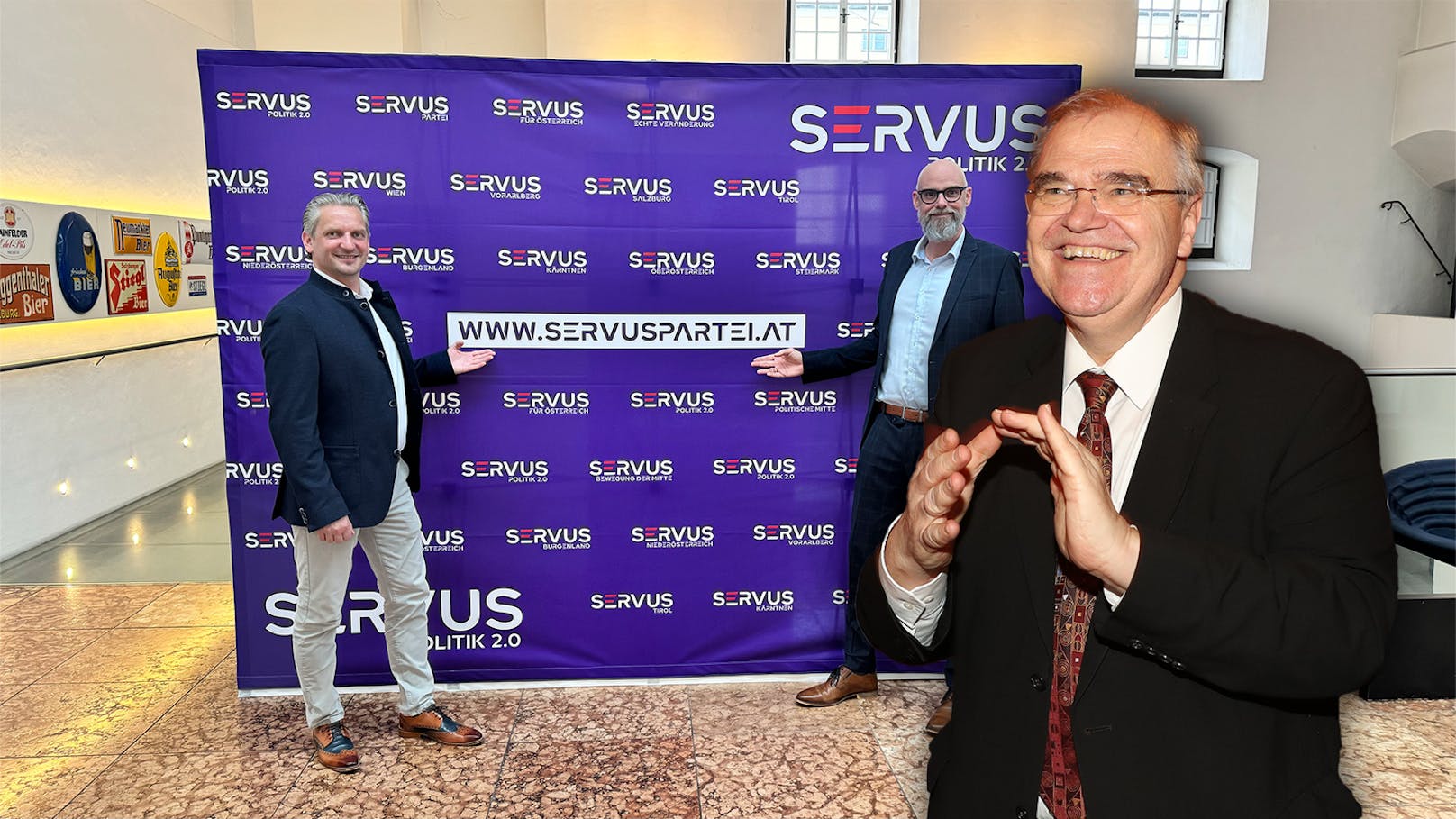 Ex-Vizekanzler unterstützt neue "SERVUS"–Partei
