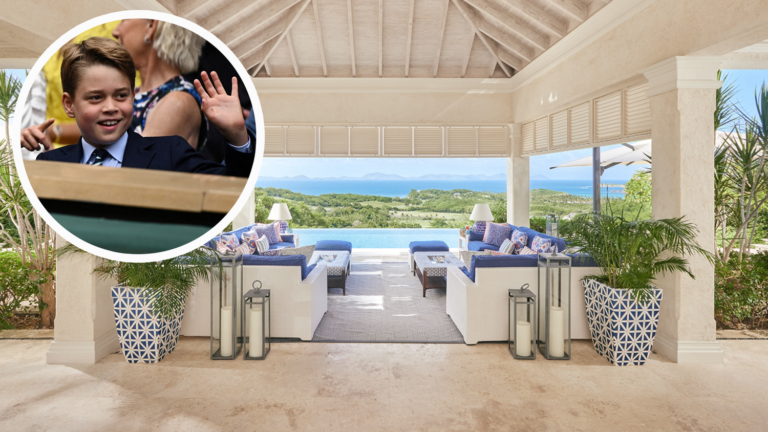 In der Villa Antilles auf Mustique verbrachten die Royals den sechsten Geburtstag von Prinz George.