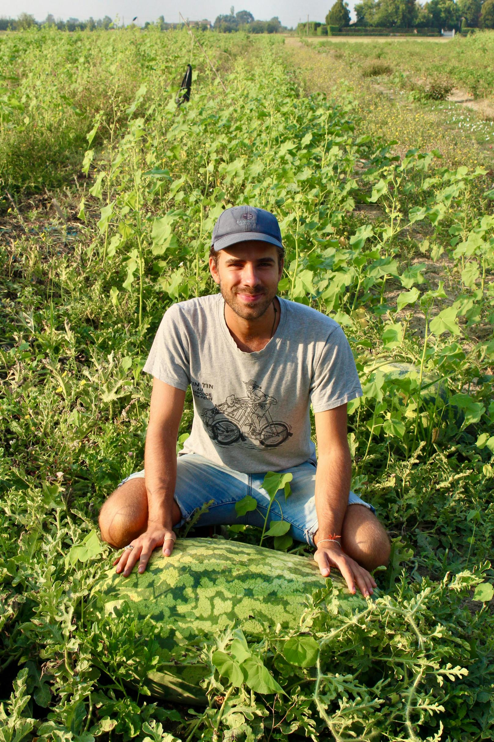 Paul Mitsch mit der besonderen Melone.