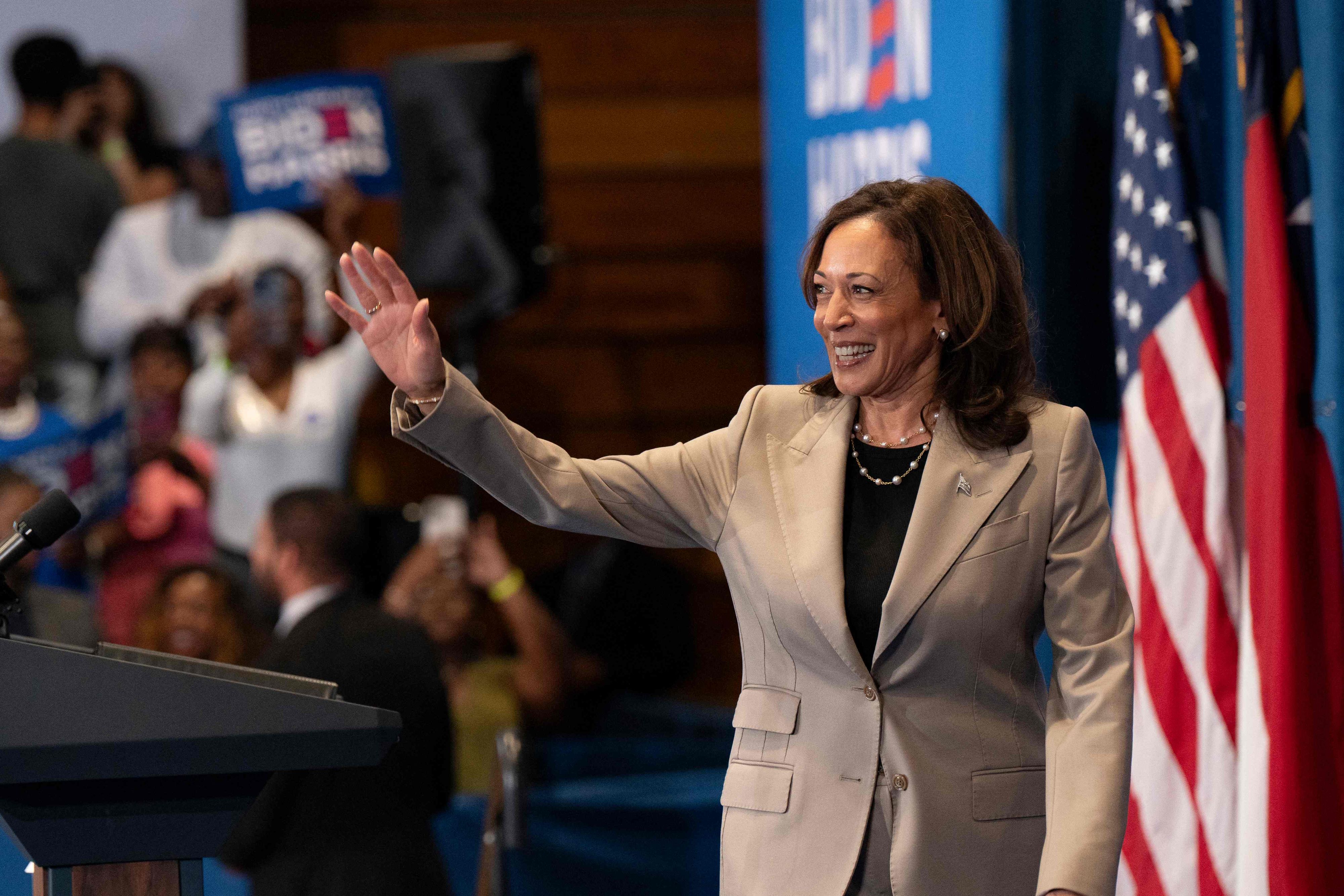 Kamala Harris soll Nachfolgerin von US-Präsident Joe Biden werden.