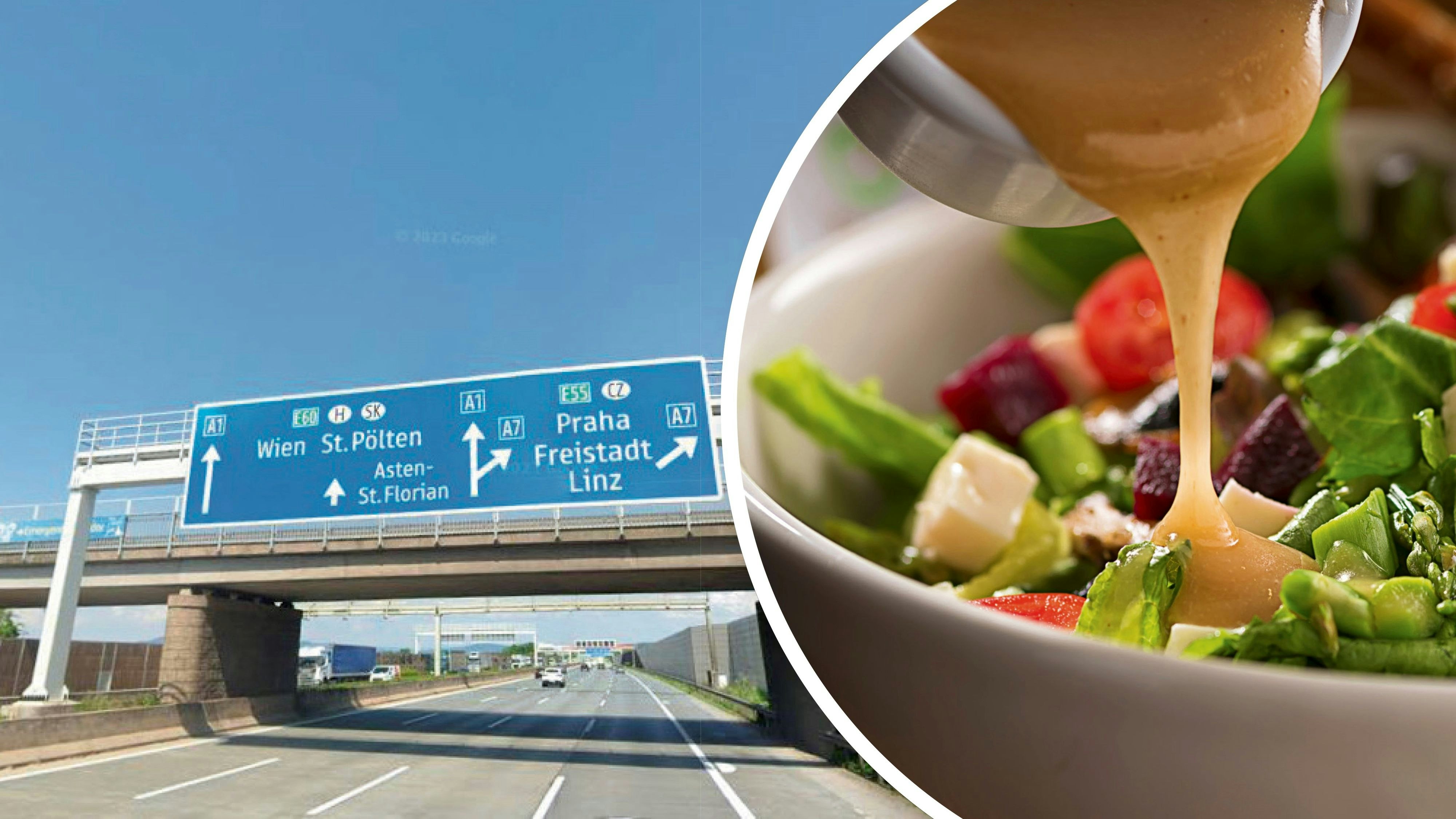 Ein Buffet-Salat auf einer OÖ-Autobahn kostet fast 19 Euro.