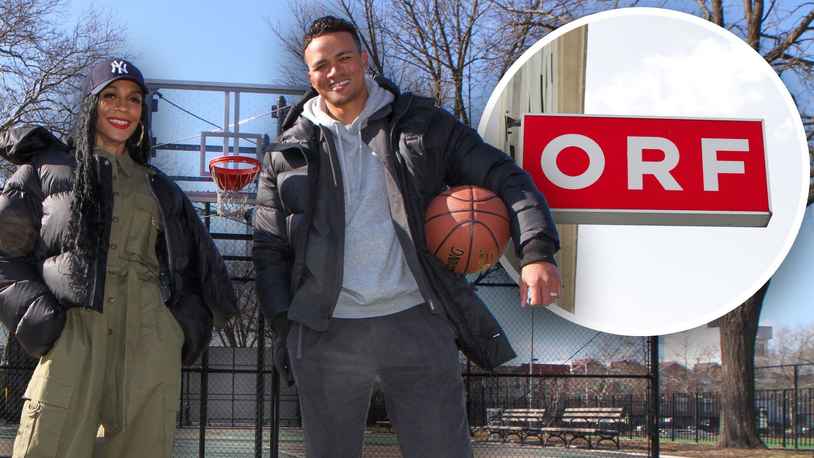 Jermaine Jenas (r.) führt durch die Dokumentation.