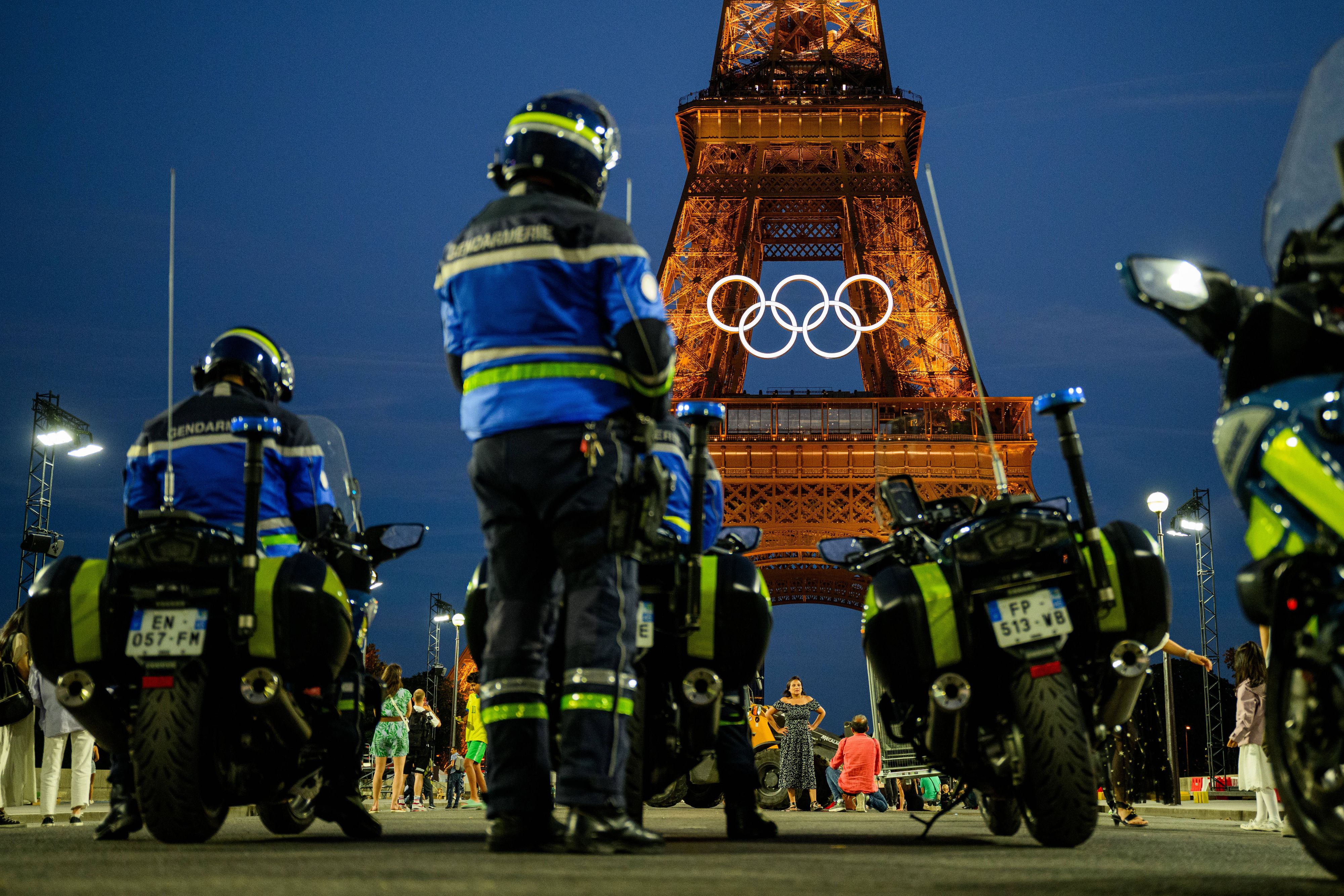 Die Sicherheitskräfte rüsten sich für Olympia